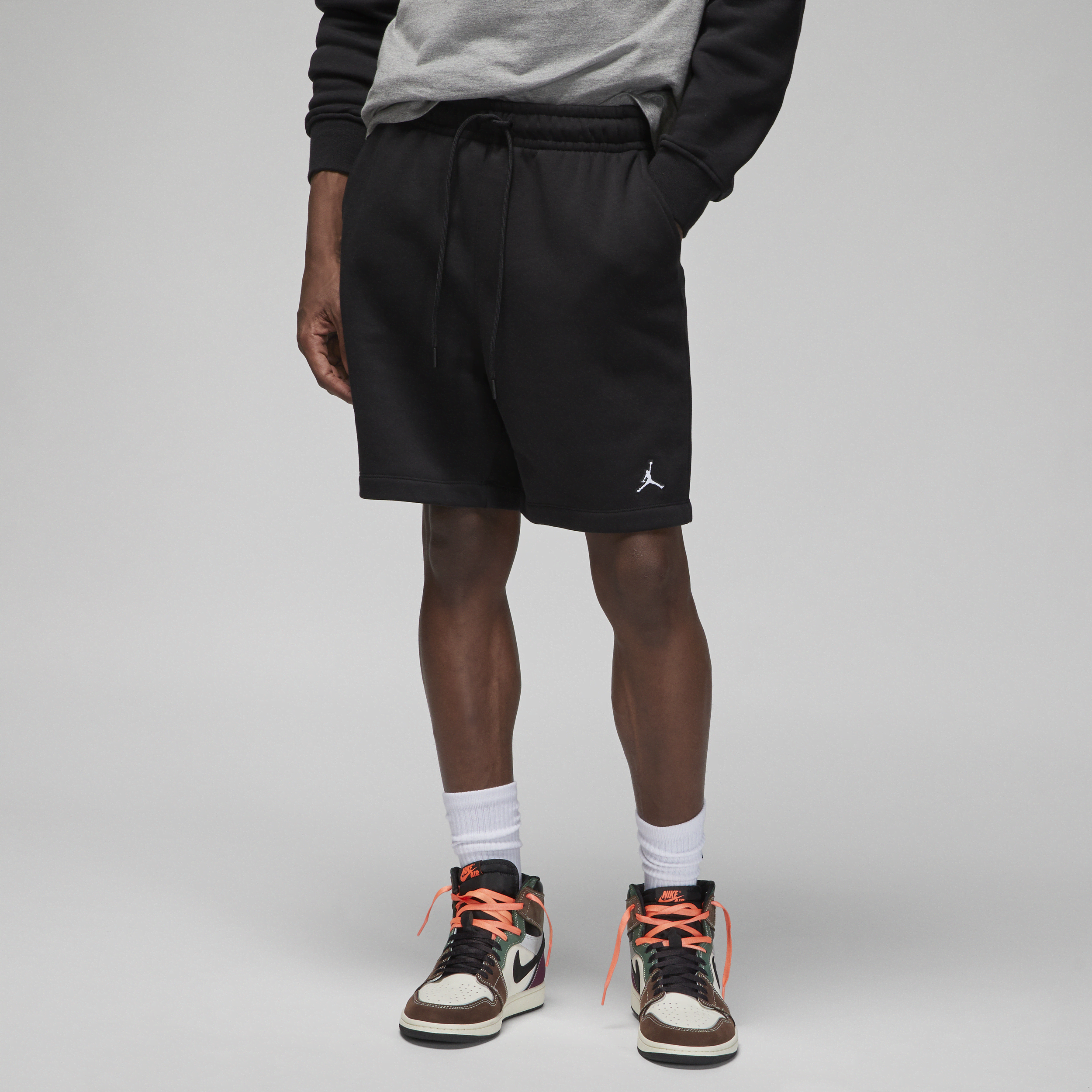 Jordan Brooklyn Fleece Pantalón corto - Hombre - Negro