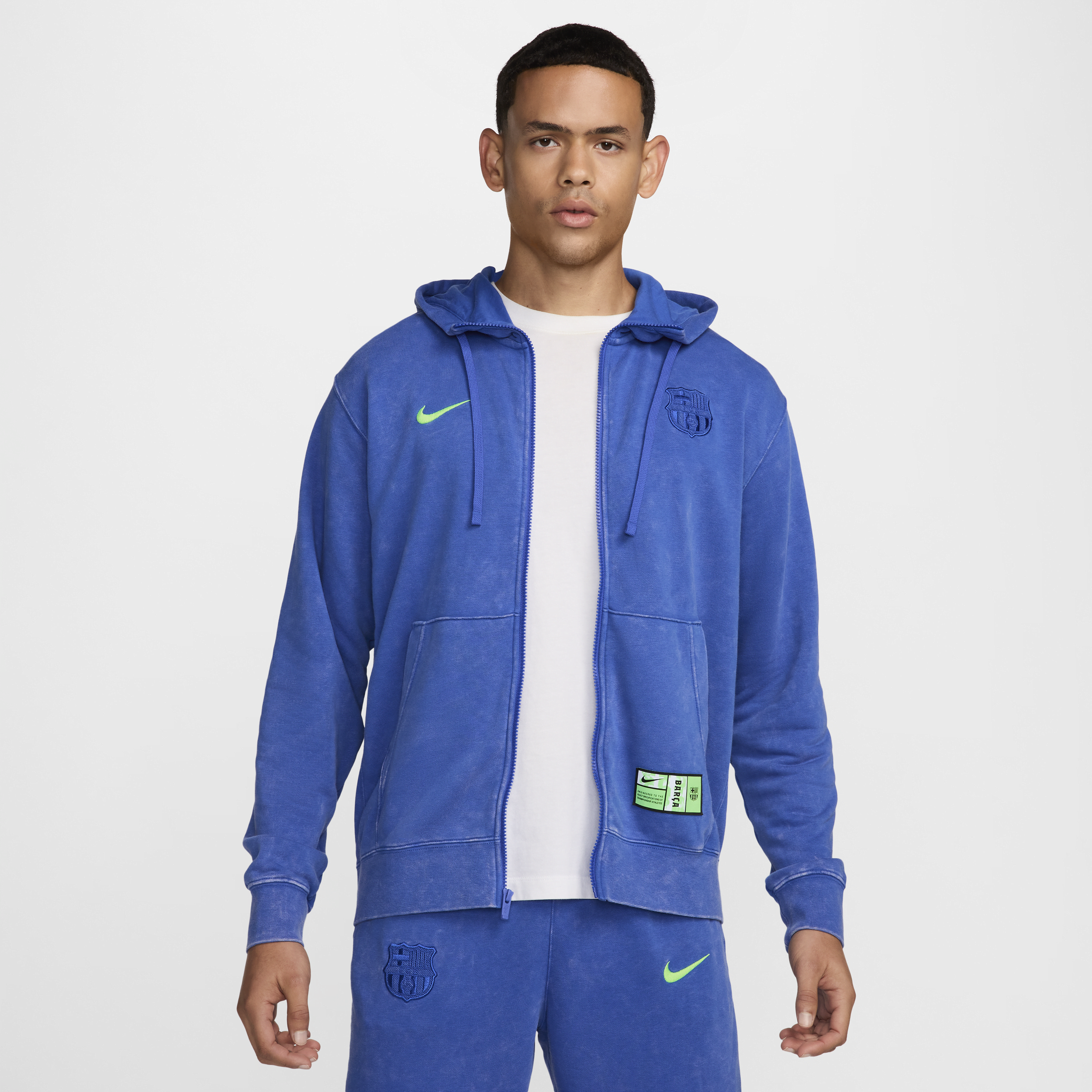 【ナイキ(NIKE)公式ストア】FC バルセロナ クラブ サード メンズ ナイキ サッカー フレンチ テリー フルジップ パーカー FQ2999-405 ブルー 【ナイキ(NIKE)公式ストア】FC バルセロナ クラブ サード メンズ ナイキ サッカー フレンチ テリー フルジップ パーカー FQ2999-405 ブルー