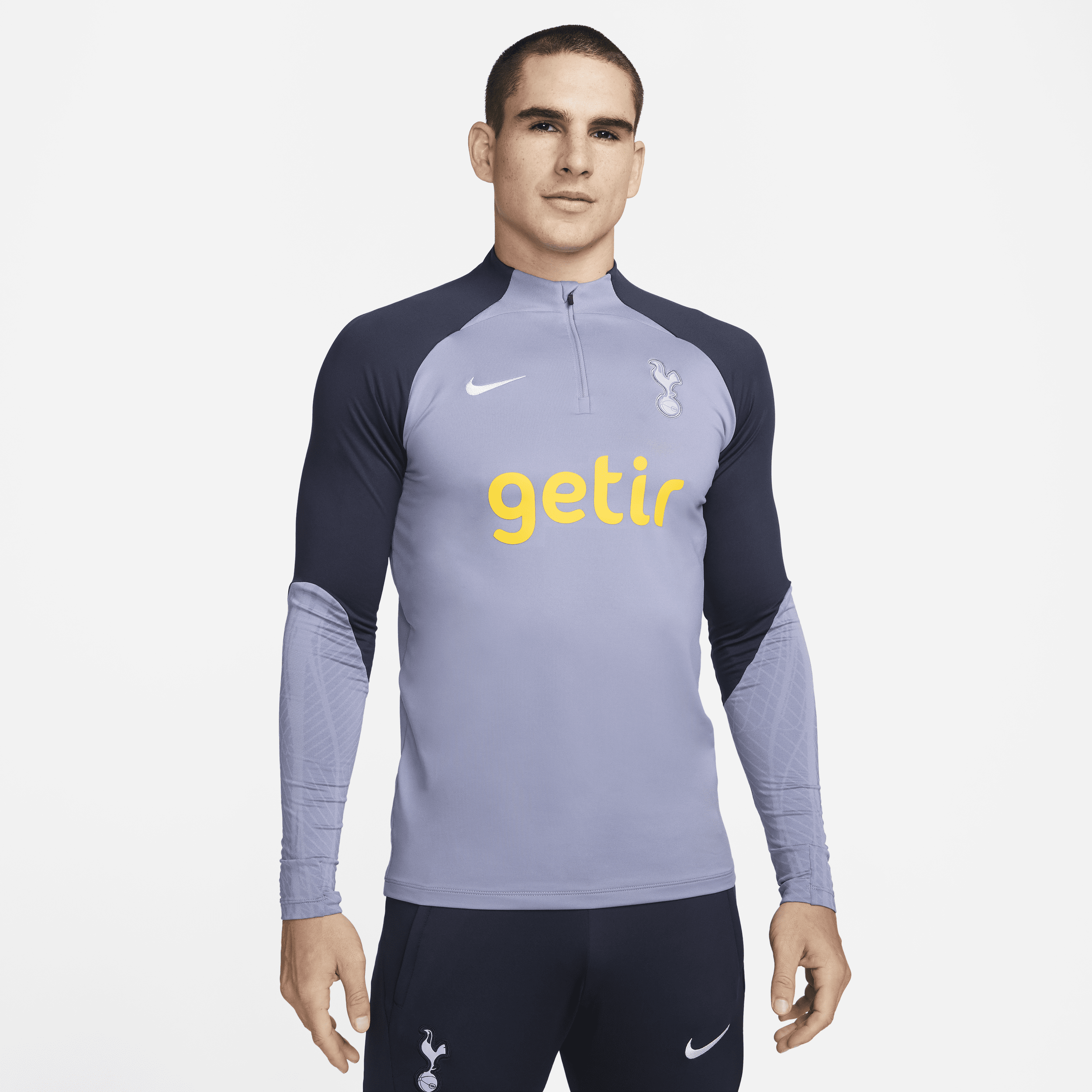 Tottenham Hotspur Strike Nike Dri-FIT-fodboldtræningstrøje til mænd - lilla