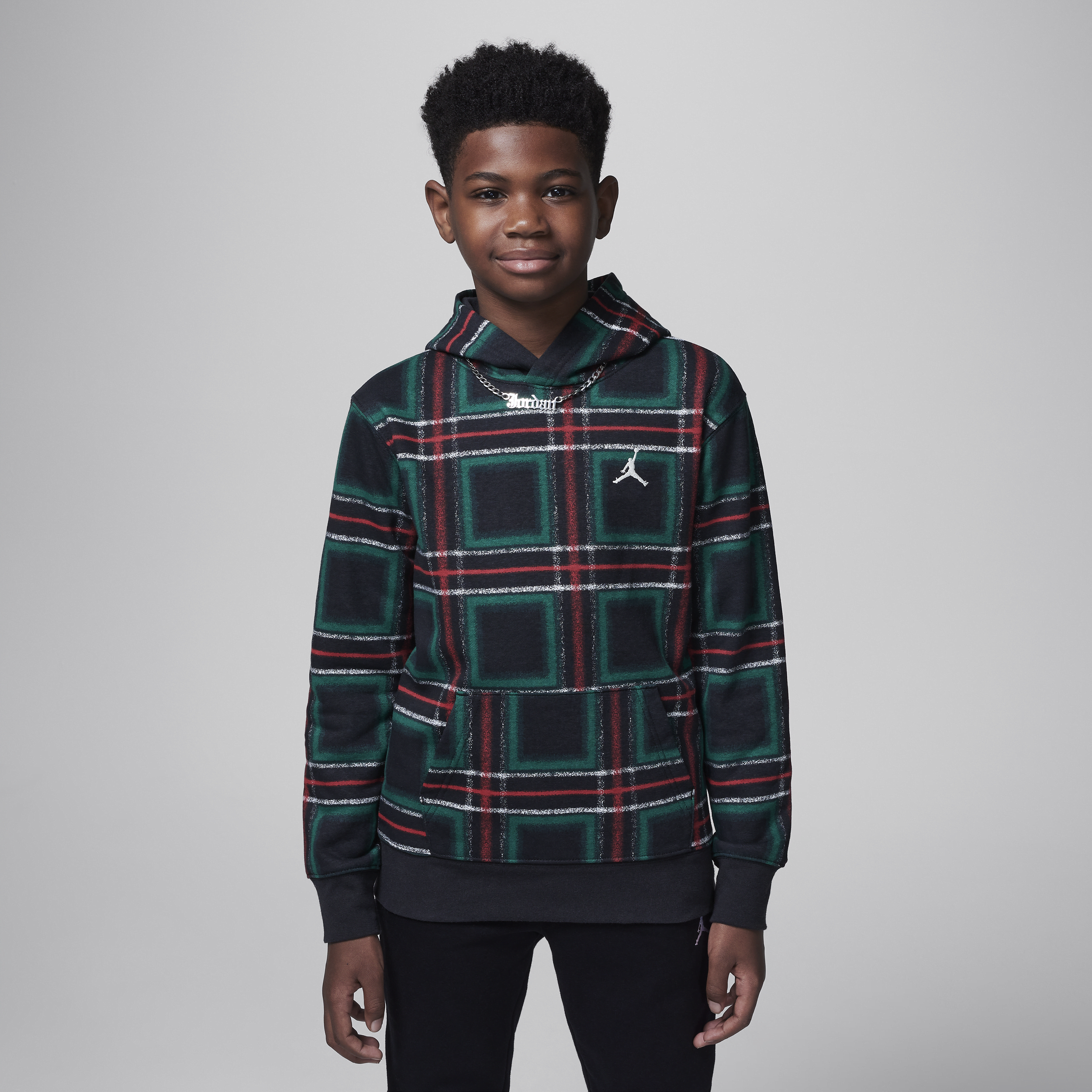 【ナイキ(NIKE)公式ストア】ジョーダン ブルックリン エッセンシャル ジュニア ホリデー フリース プルオーバー パーカー HQ7088-010 ブラック 【ナイキ(NIKE)公式ストア】ジョーダン ブルックリン エッセンシャル ジュニア ホリデー フリース プルオーバー パーカー HQ7088-010 ブラック