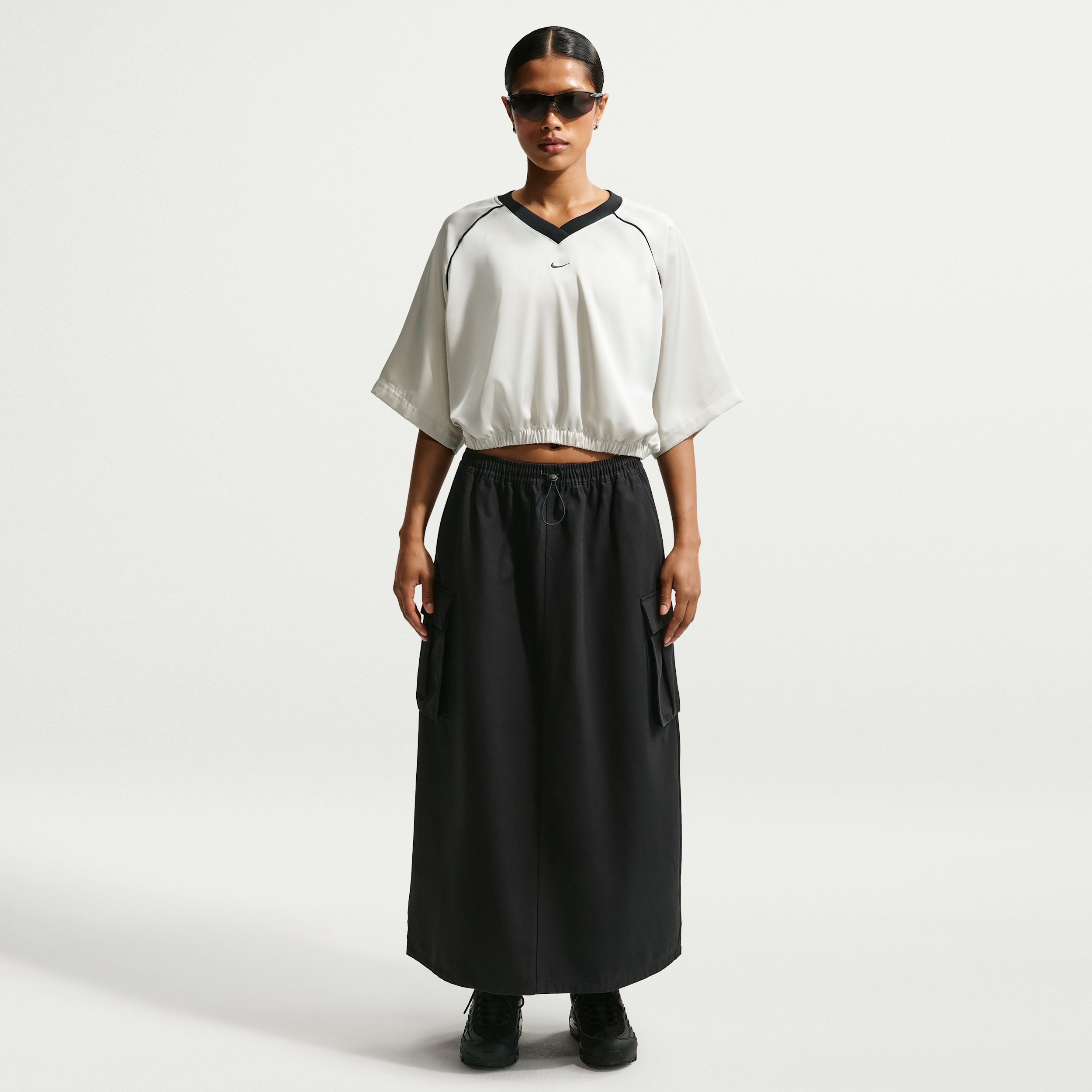 Gonna cargo ampia Nike – Donna - Nero