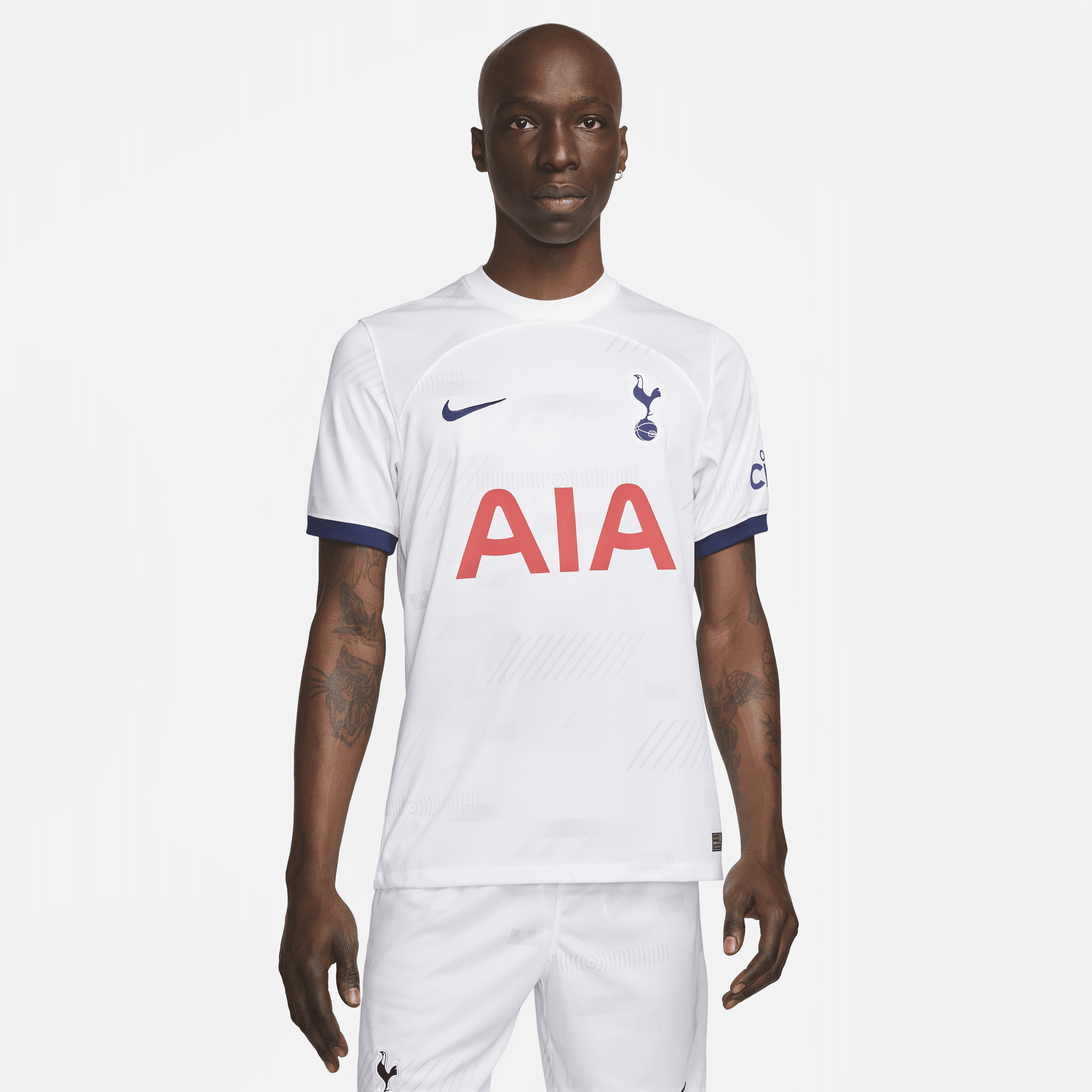 Tottenham Hotspur 2023/24 Stadium Home Nike Dri-FIT-fodboldtrøje til mænd - hvid