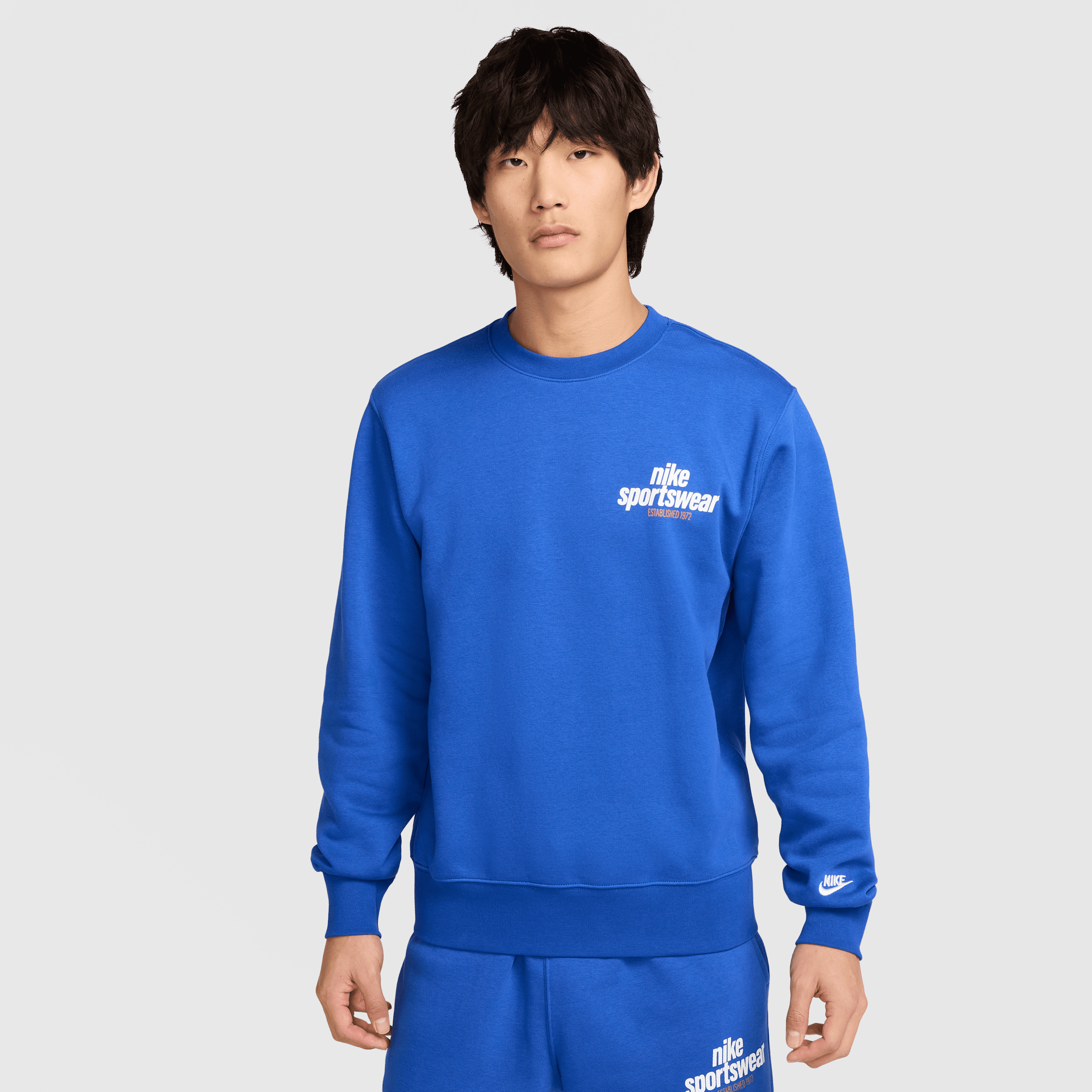 【ナイキ(NIKE)公式ストア】ナイキ クラブ メンズ フリース クルー HJ2174-480 ブルー 【ナイキ(NIKE)公式ストア】ナイキ クラブ メンズ フリース クルー HJ2174-480 ブルー
