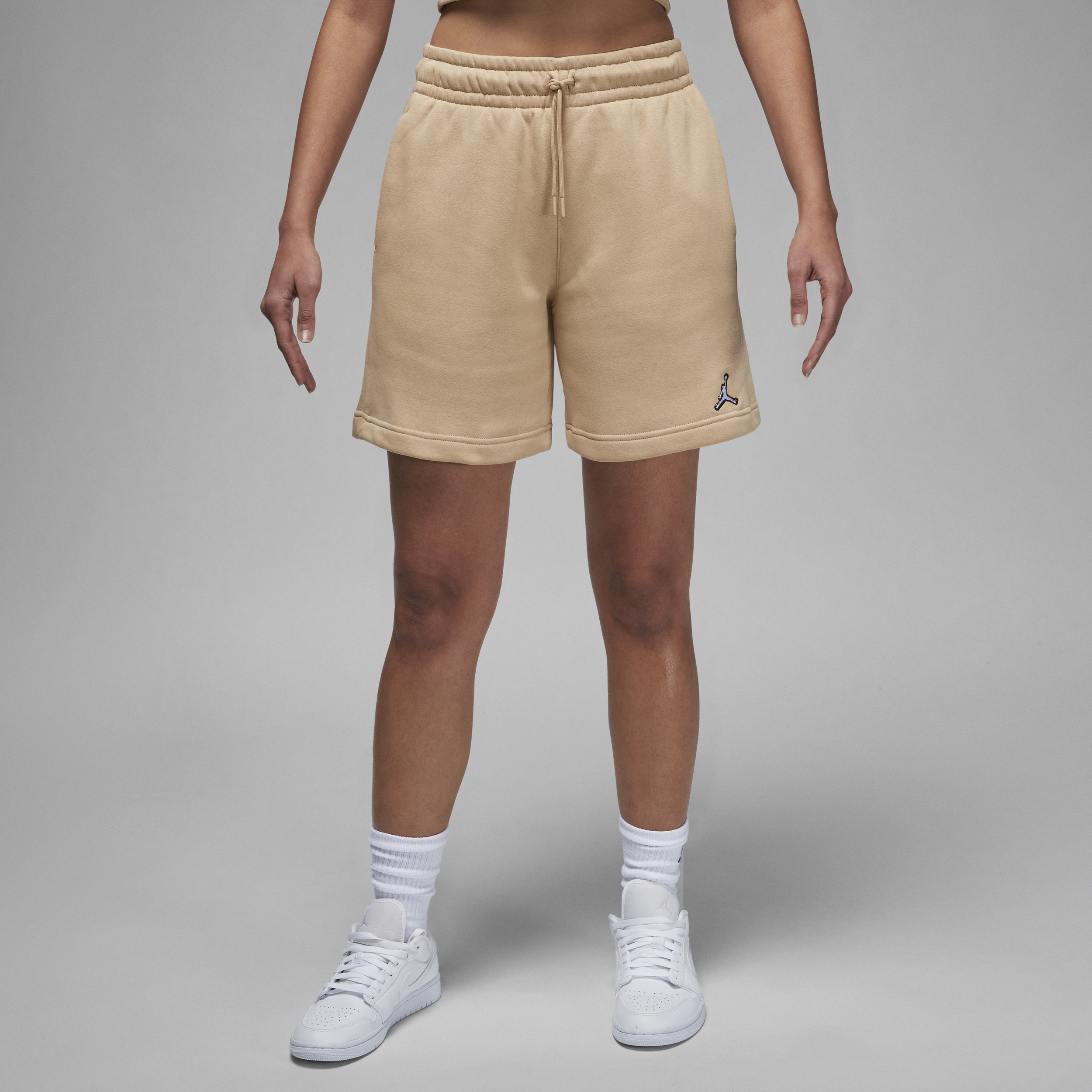 Jordan Brooklyn Fleece-shorts til kvinder - brun