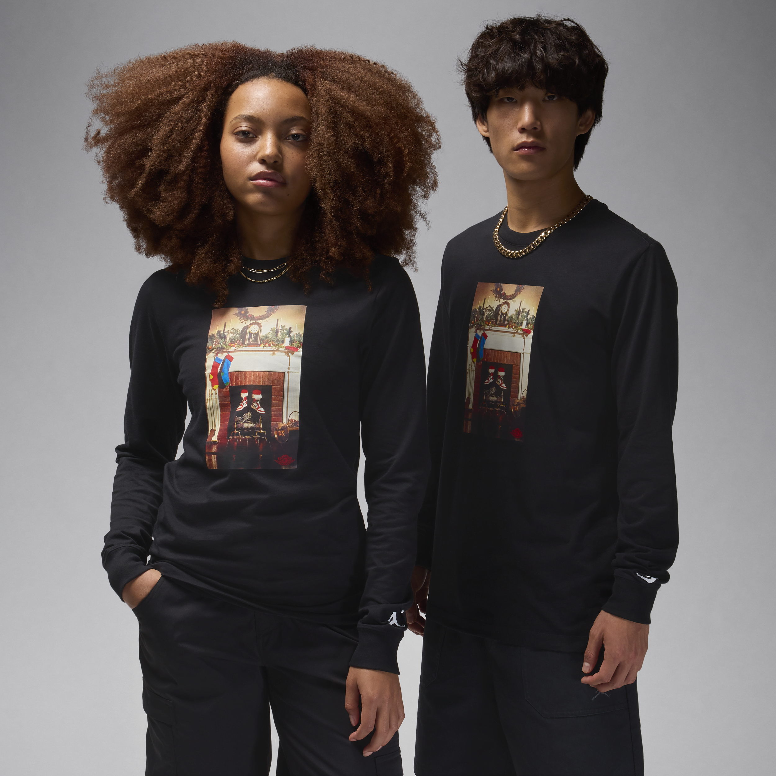 【ナイキ(NIKE)公式ストア】ジョーダン ジャンプマン チムニー メンズ ロングスリーブ Tシャツ CV1745-010 ブラック 【ナイキ(NIKE)公式ストア】ジョーダン ジャンプマン チムニー メンズ ロングスリーブ Tシャツ CV1745-010 ブラック