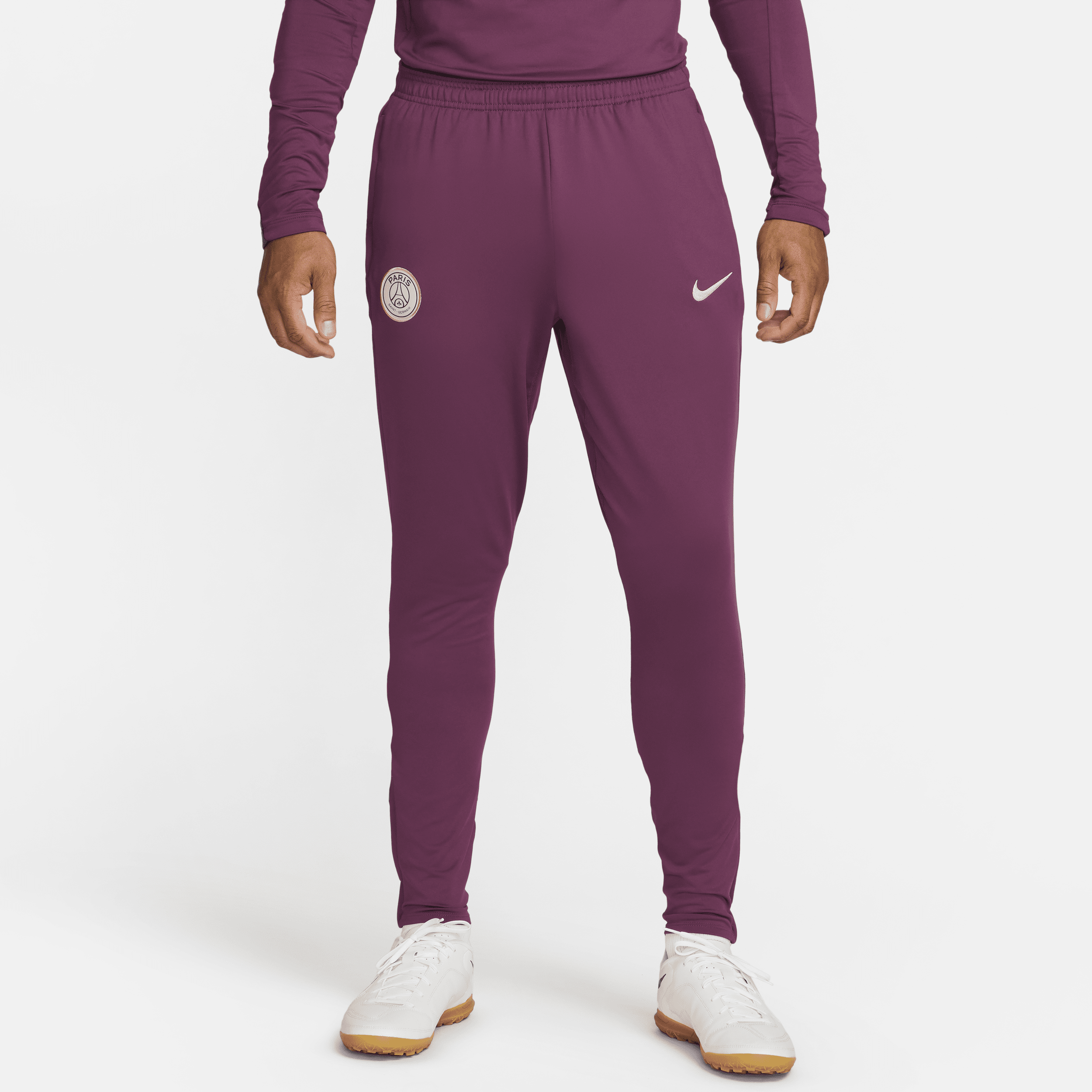 Pantaloni da calcio in maglia Nike Dri-FIT Paris Saint-Germain Strike – Uomo - Rosso
