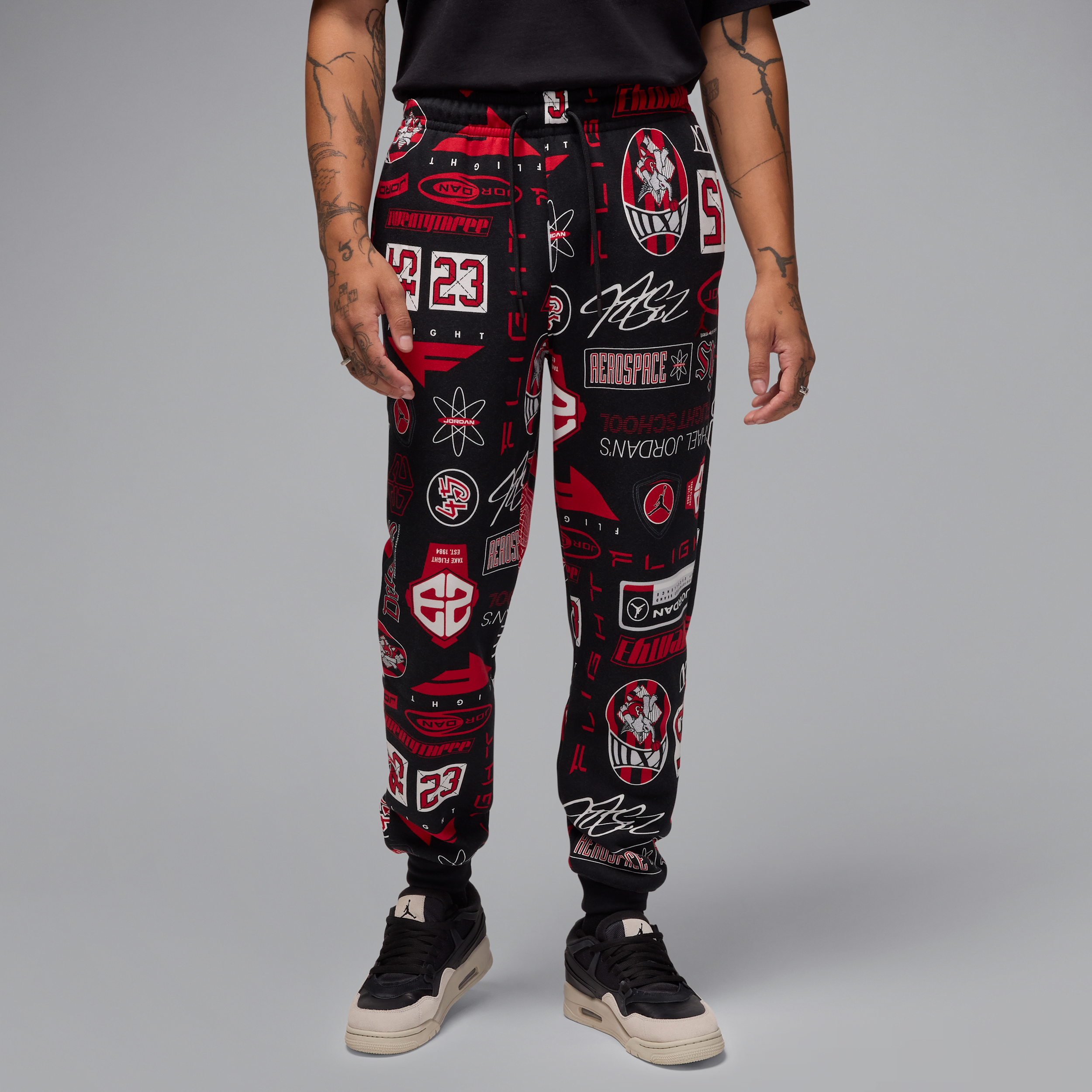 【ナイキ(NIKE)公式ストア】ジョーダン エッセンシャル メンズ プリント フリース パンツ HM7257-010 ブラック 【ナイキ(NIKE)公式ストア】ジョーダン エッセンシャル メンズ プリント フリース パンツ HM7257-010 ブラック