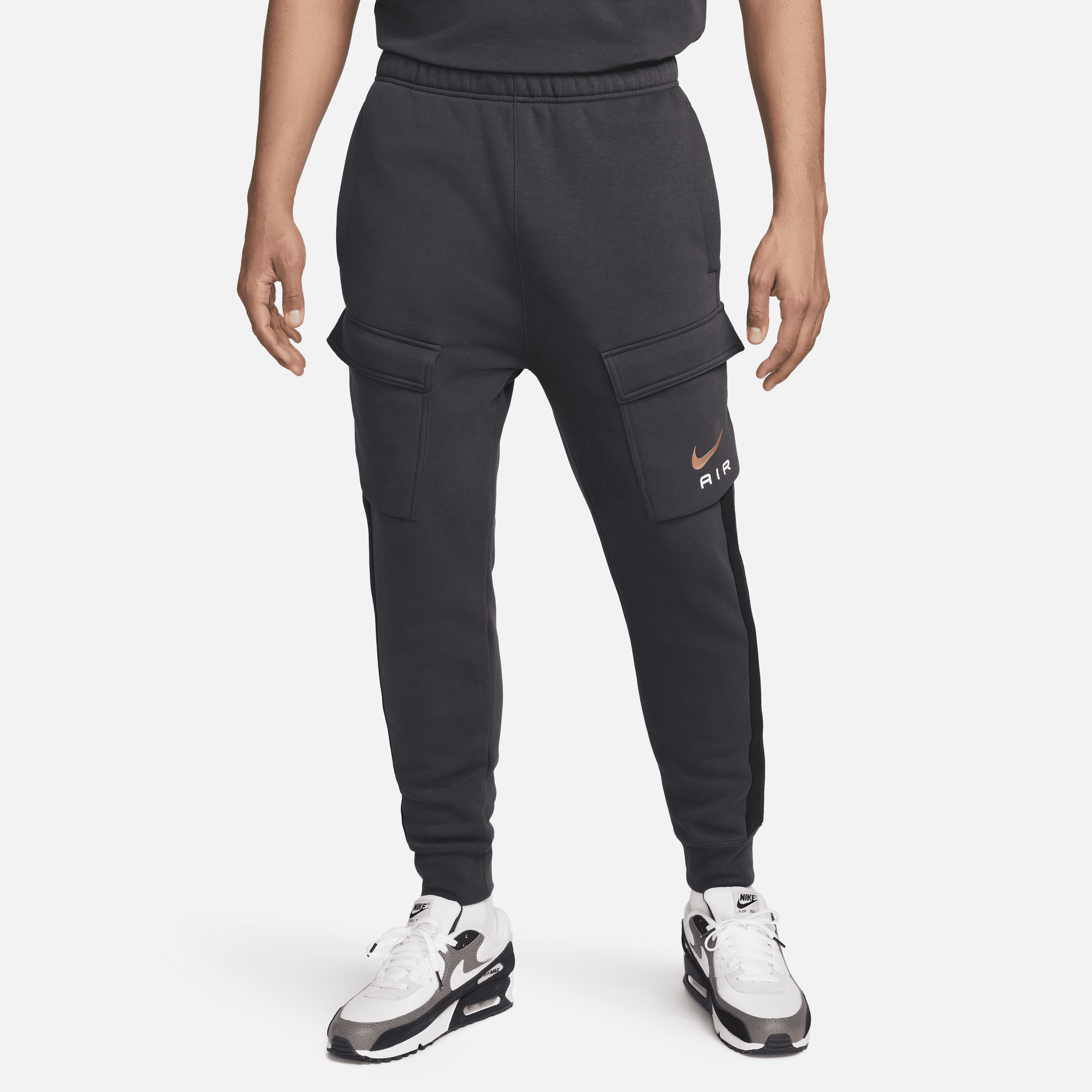 Pantaloni cargo in fleece Nike Air – Uomo - Grigio