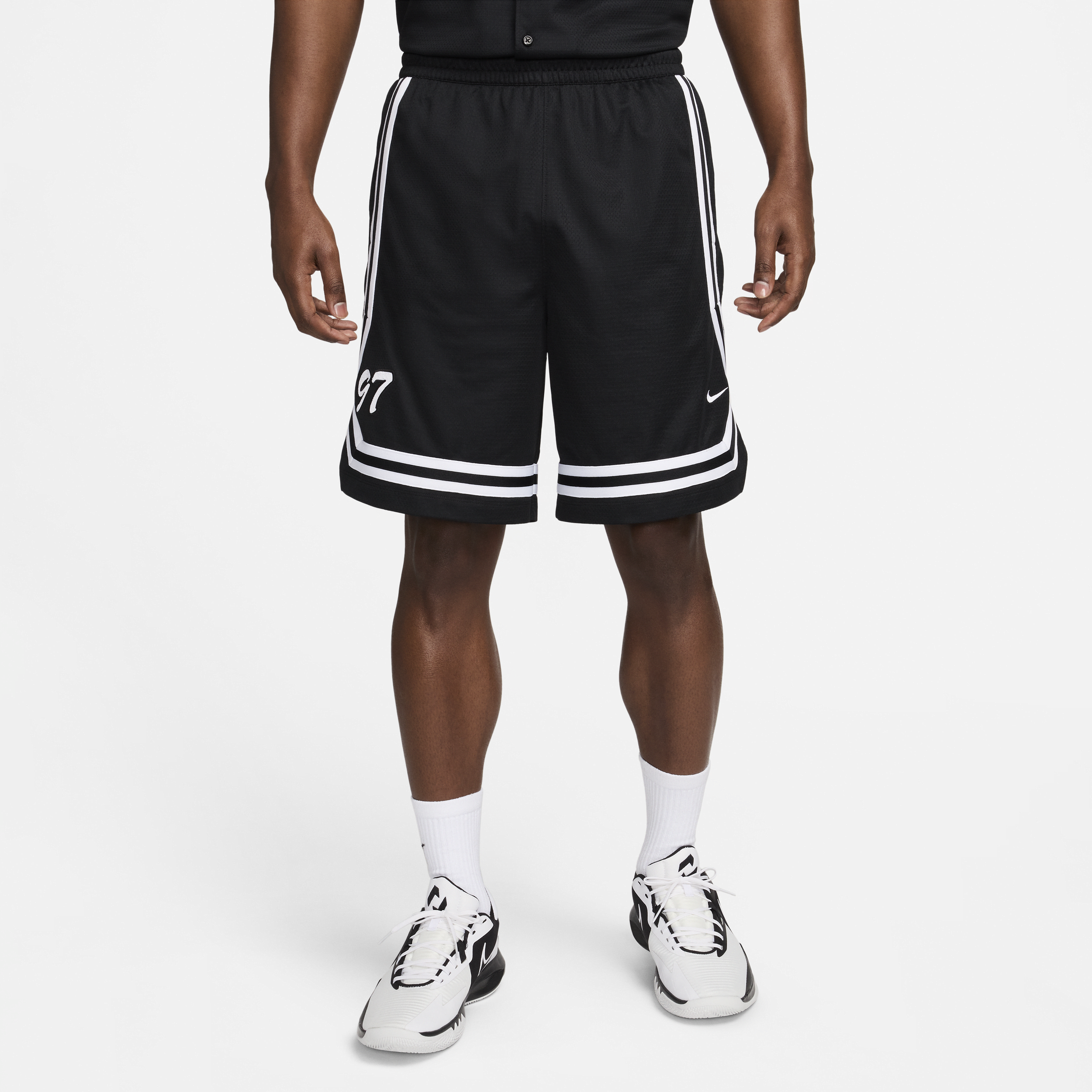 Nike DNA Crossover Pantalón corto de baloncesto Dri-FIT de 20 cm - Hombre - Negro