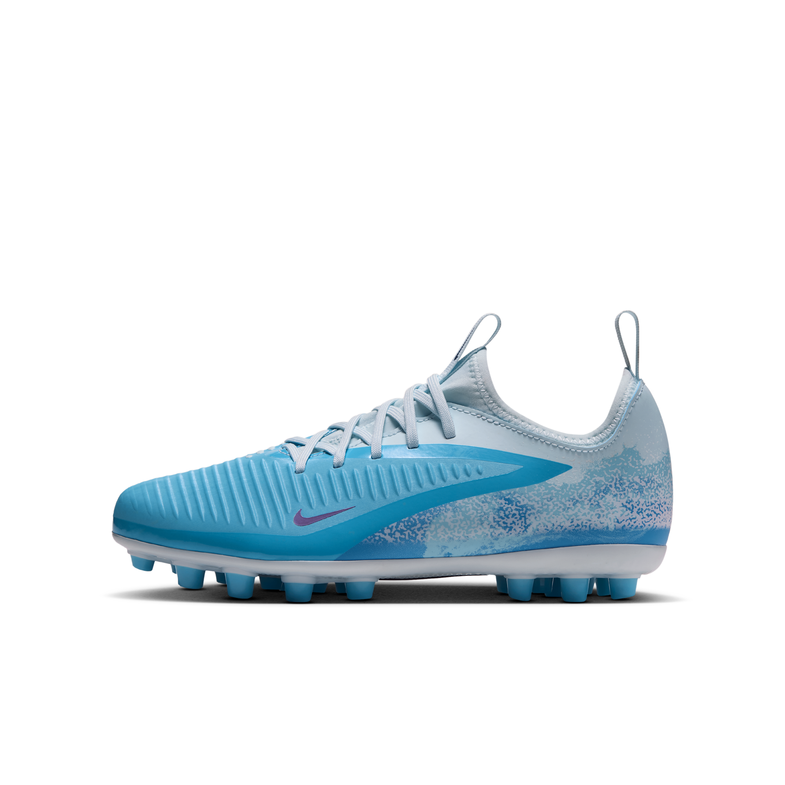 Chaussure de foot à crampons pour terrain synthétique Nike Jr. Phantom 6 Low Academy « Erling Haaland » pour ado - Bleu