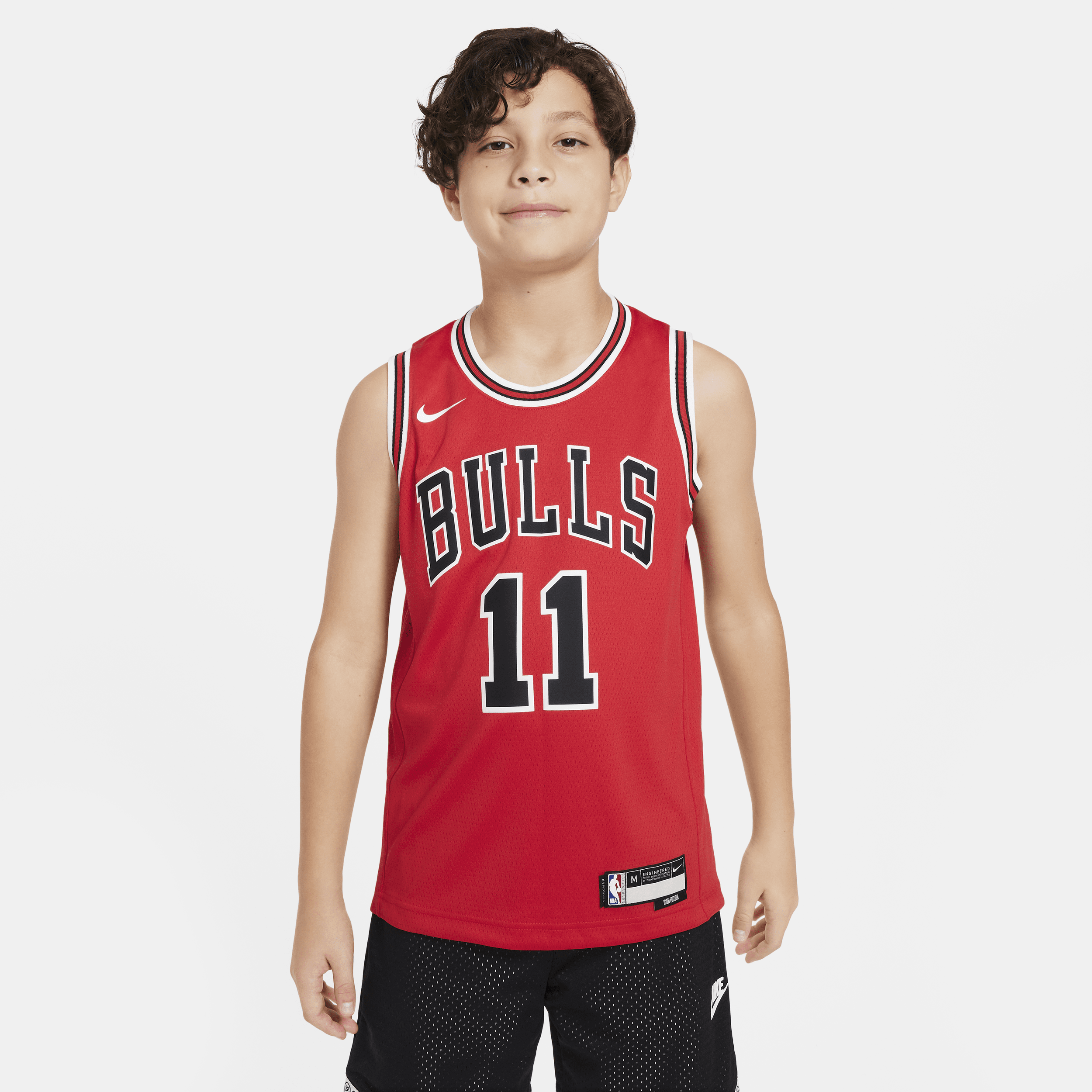 DeMar DeRozan Chicago Bulls Icon Edition 2022/23-Nike Dri-FIT NBA Swingman-trøje til større børn - rød
