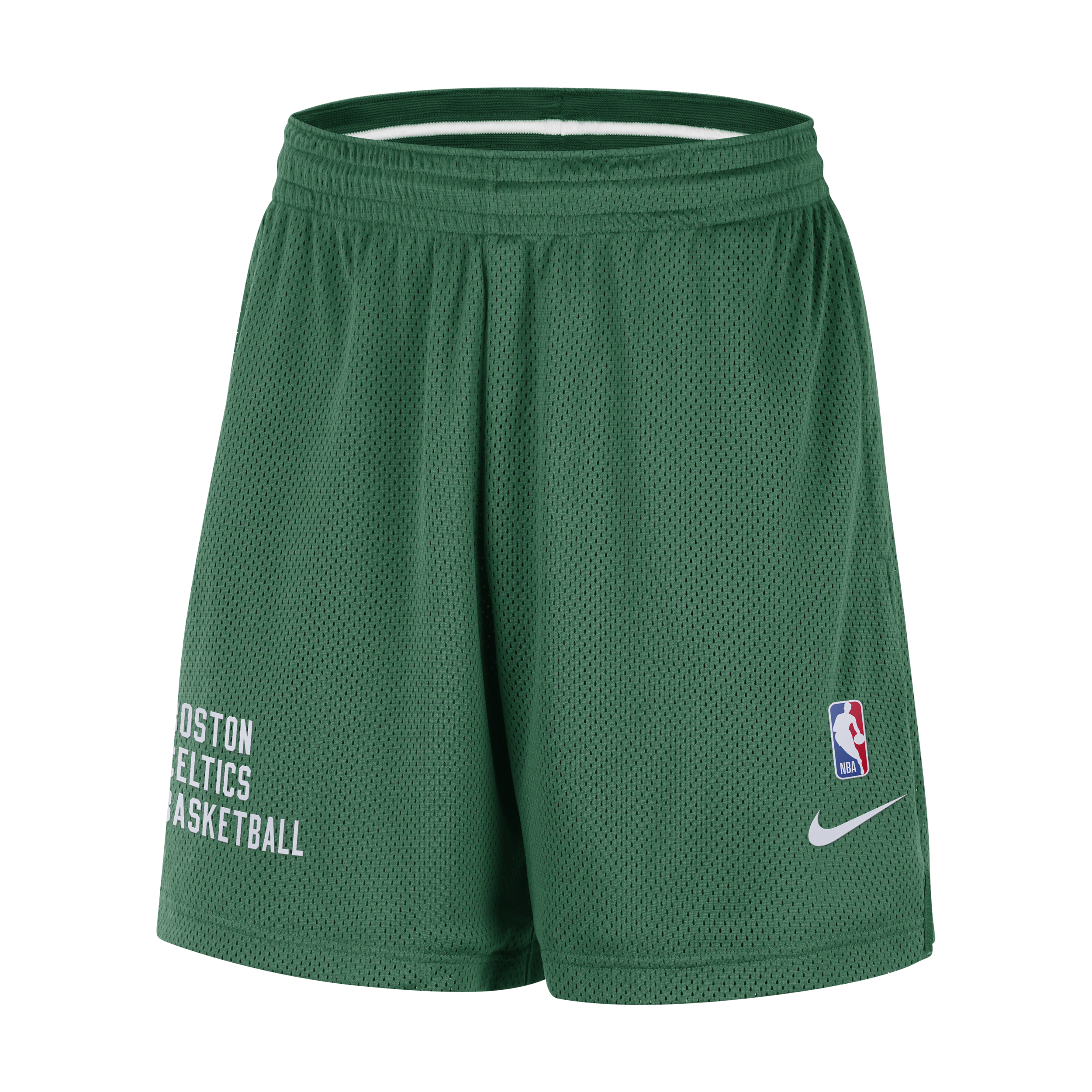 Boston Celtics Nike NBA-herenshorts met mesh - Groen