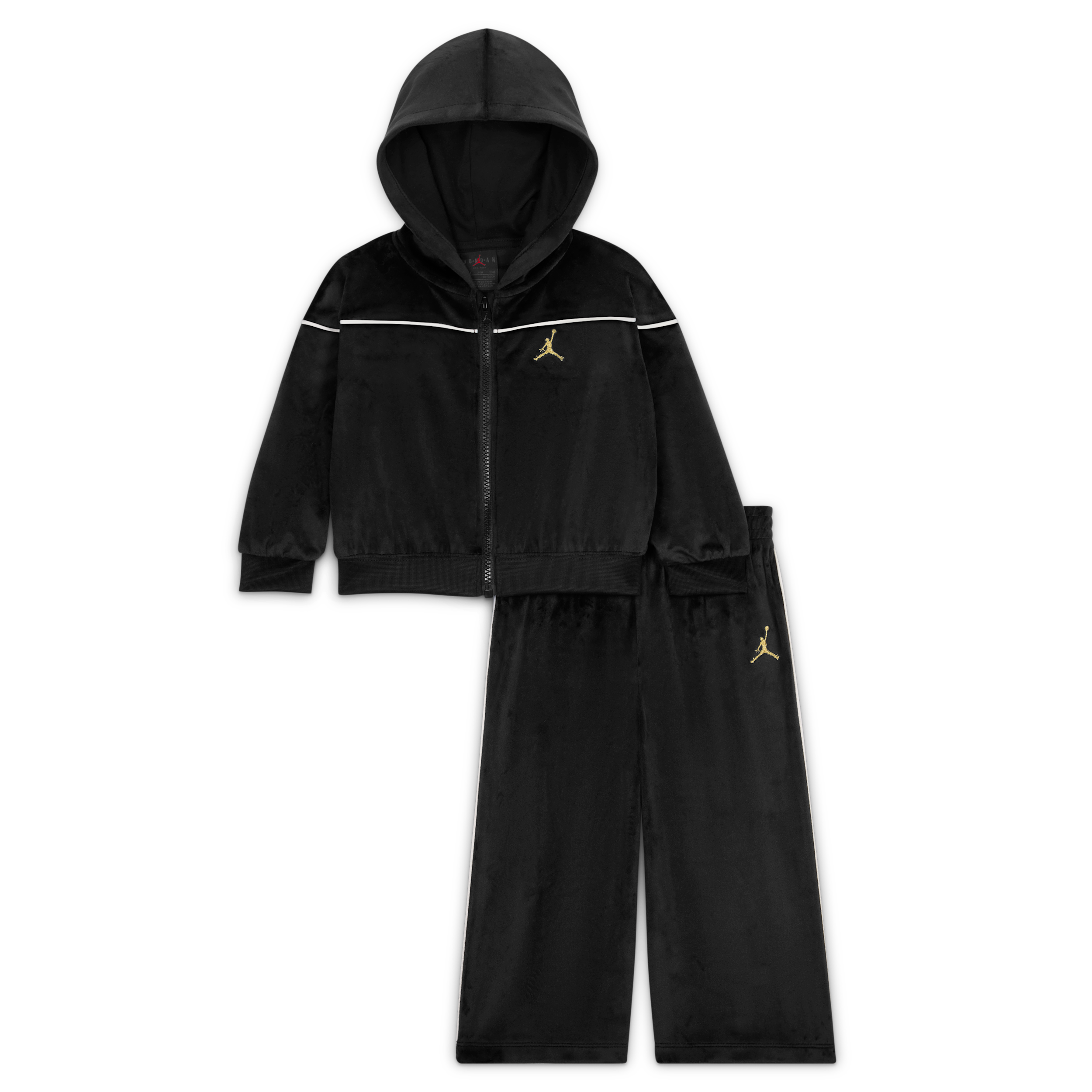 Jordan Mountainside Conjunto de 2 piezas aterciopelado - Bebé (12-24 M) - Negro