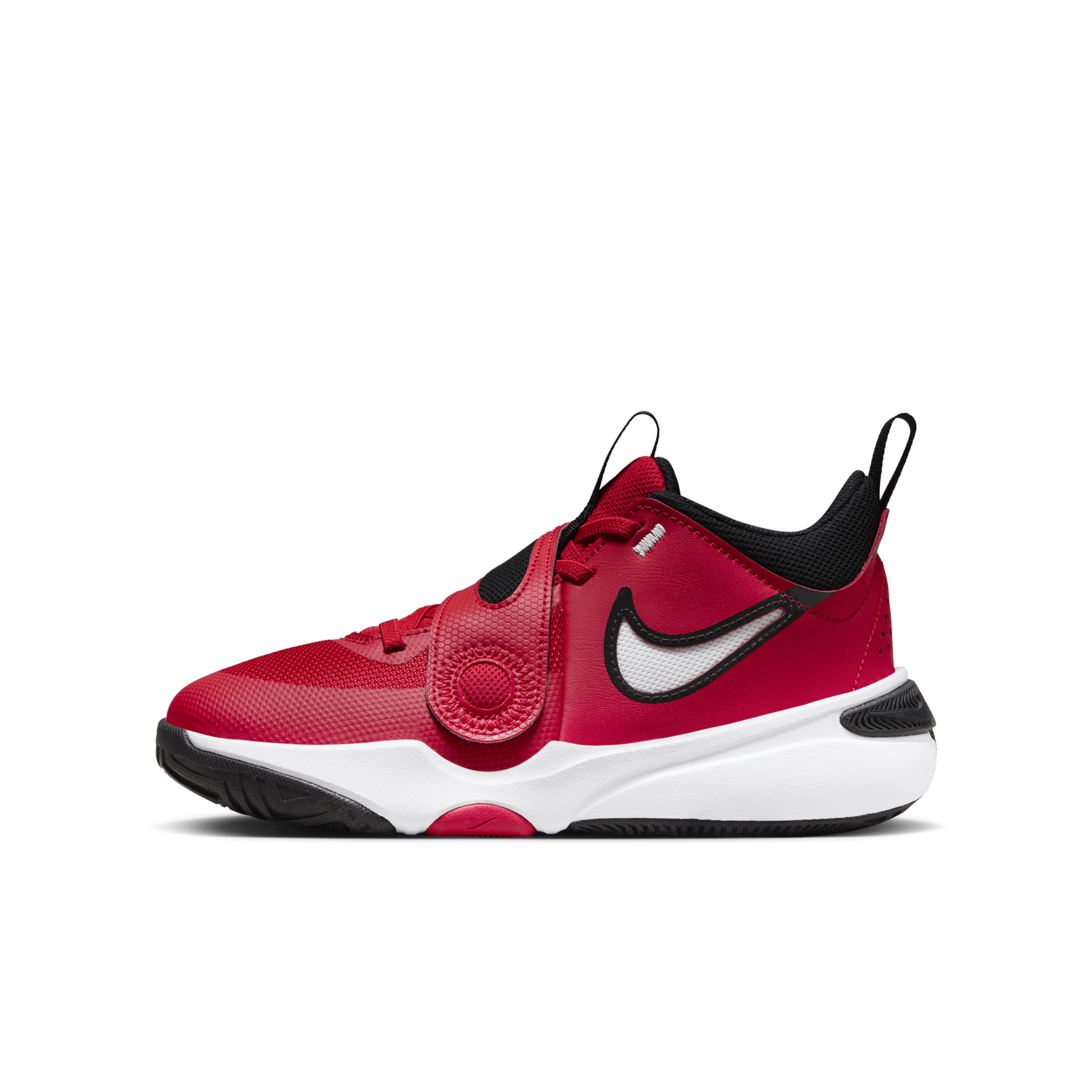 Nike Team Hustle D 11-basketballsko til større børn - rød