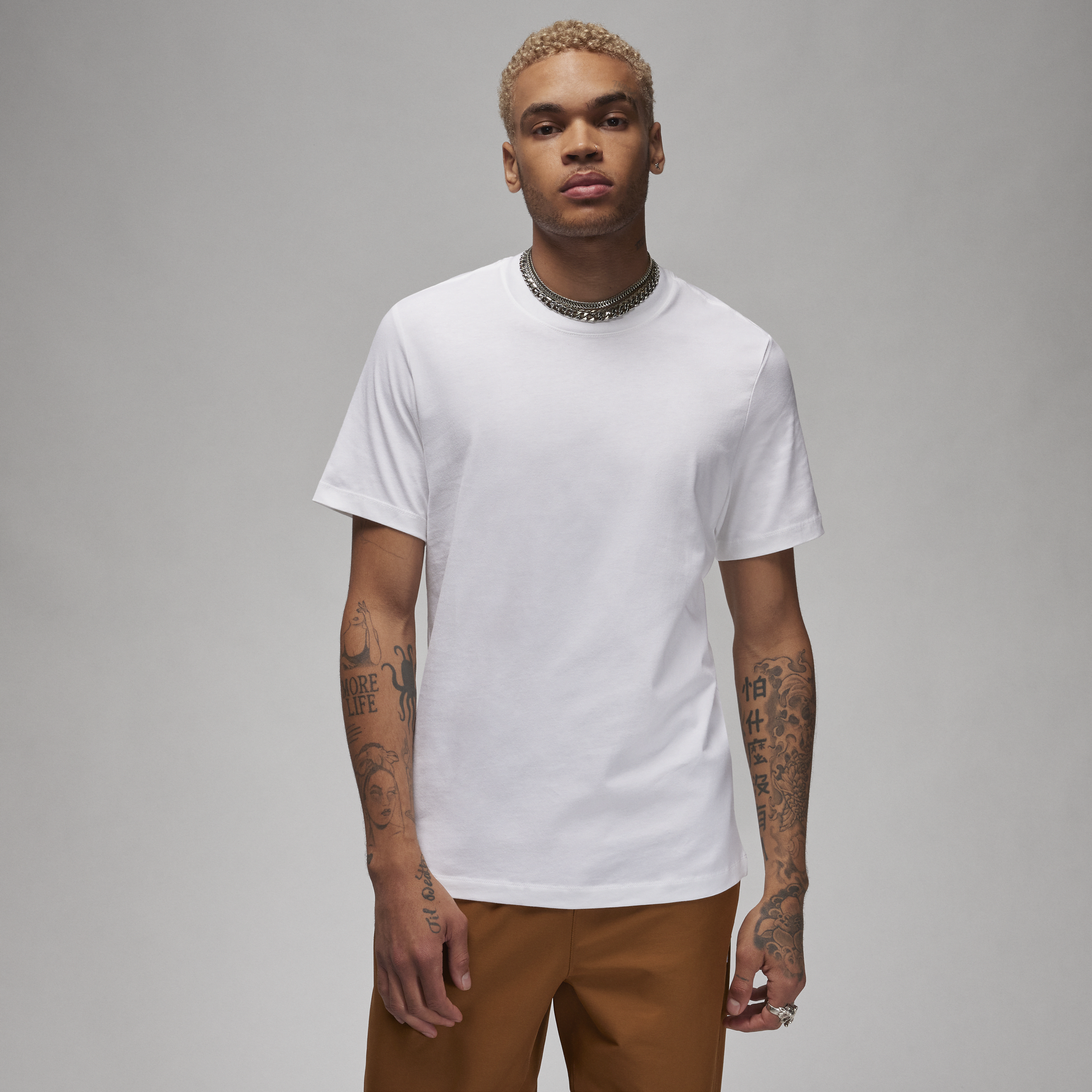Nike Kortærmet Jordan-T-shirt til mænd - hvid