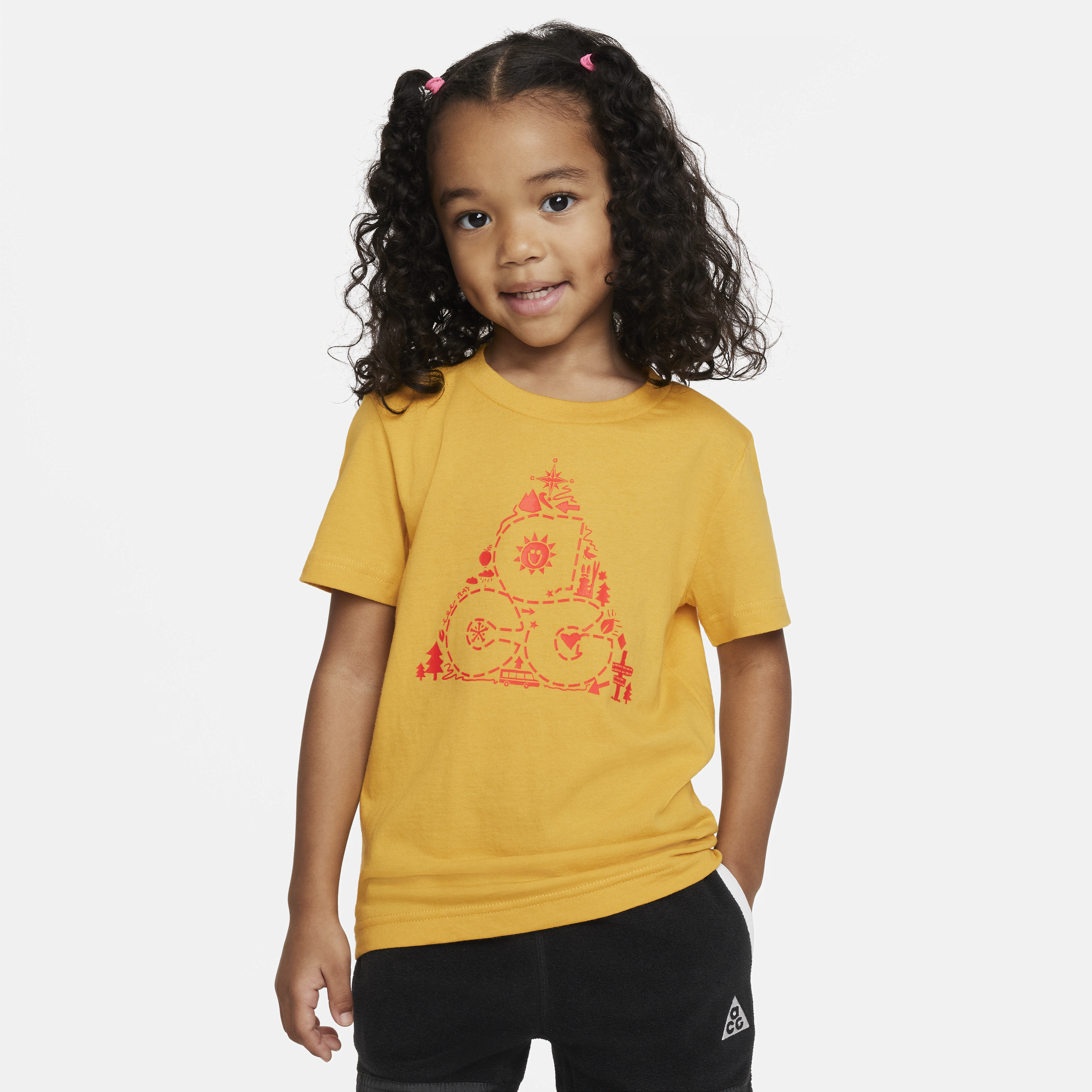 Nike ACG-T-shirt til småbørn - gul