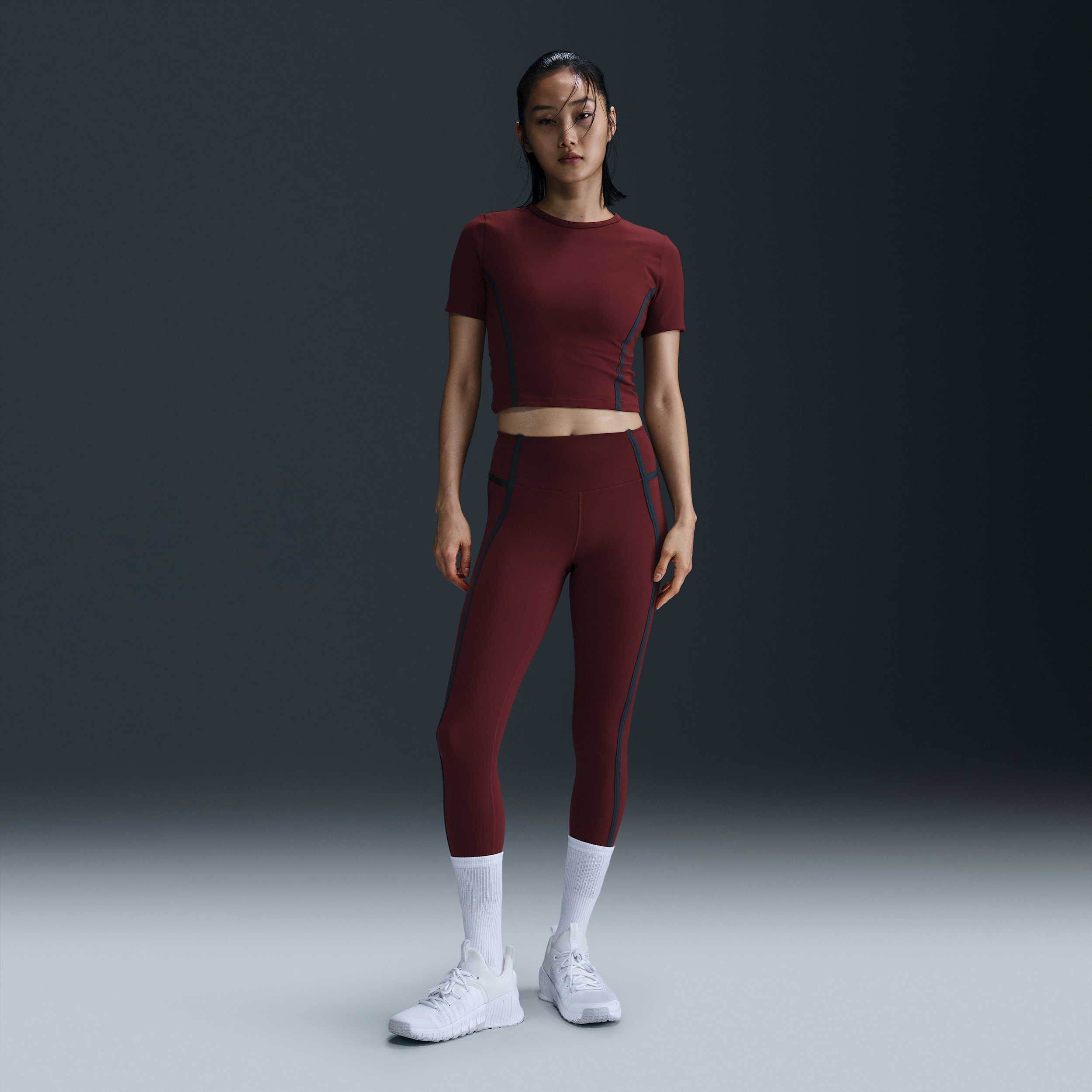 【ナイキ(NIKE)公式ストア】ナイキ ワン ウィメンズ ハイウエスト 7/8 レギンス HJ1138-619 レッド 【ナイキ(NIKE)公式ストア】ナイキ ワン ウィメンズ ハイウエスト 7/8 レギンス HJ1138-619 レッド