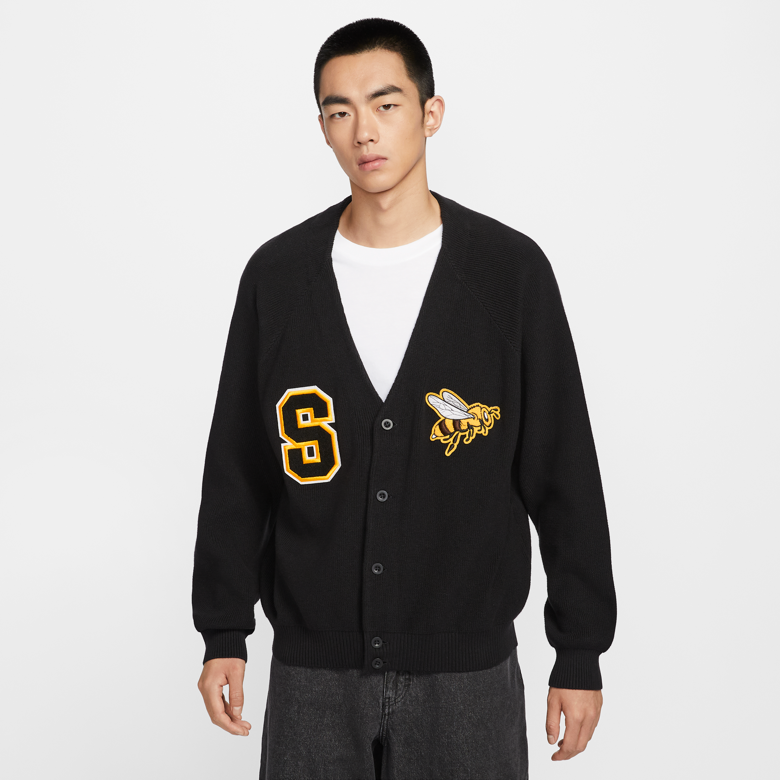 【ナイキ(NIKE)公式ストア】ナイキ SB スケートボード カレッジ カーディガン HV0259-010 ブラック 【ナイキ(NIKE)公式ストア】ナイキ SB スケートボード カレッジ カーディガン HV0259-010 ブラック