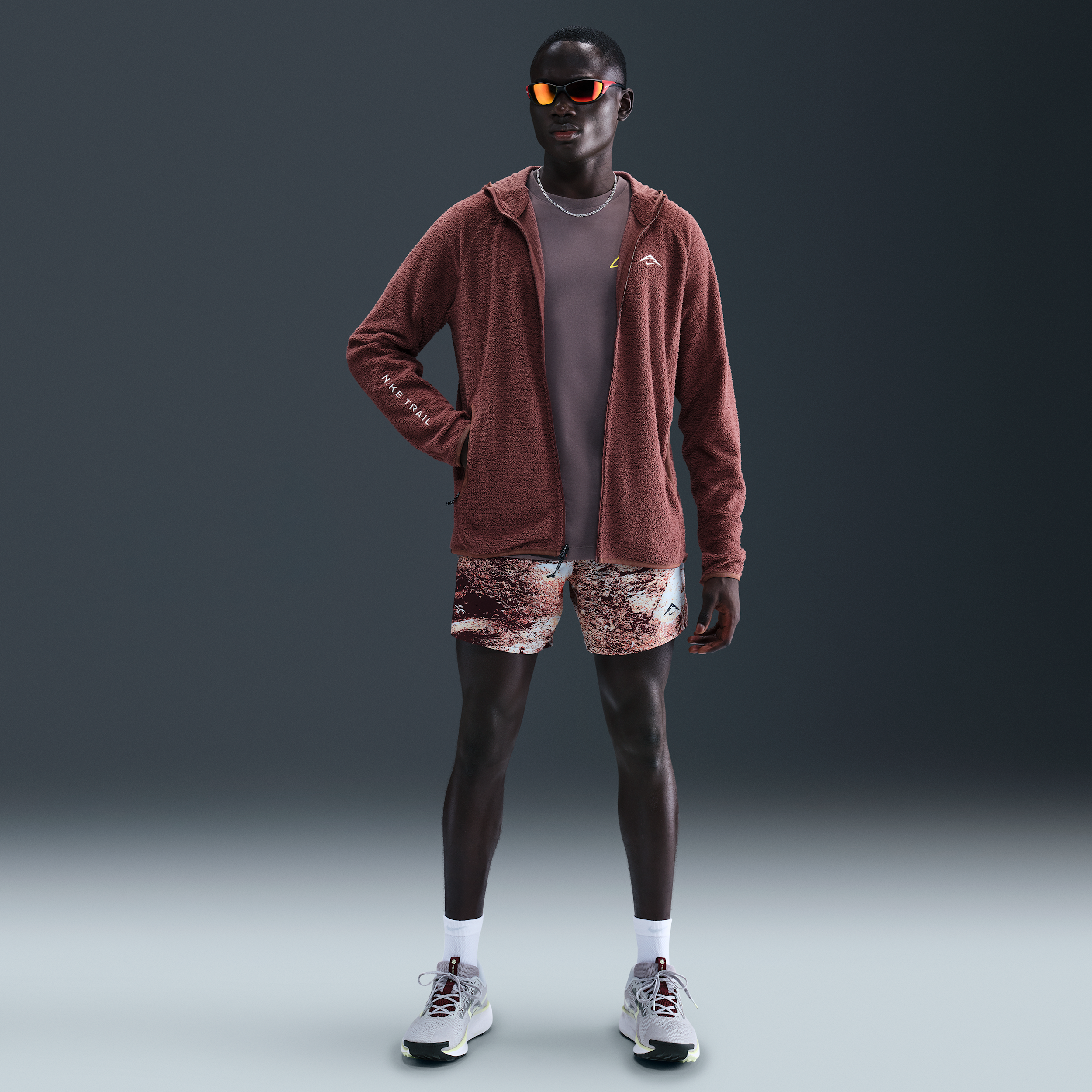 Nike Trail Men's Dri-FIT Fleece Running Jacket product image