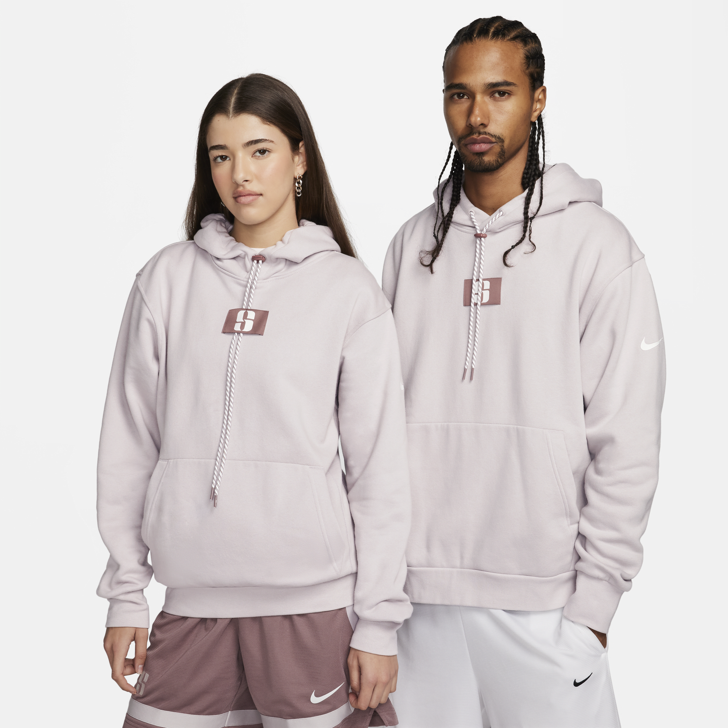 Nike Sabrina basketbalhoodie van fleece - Paars