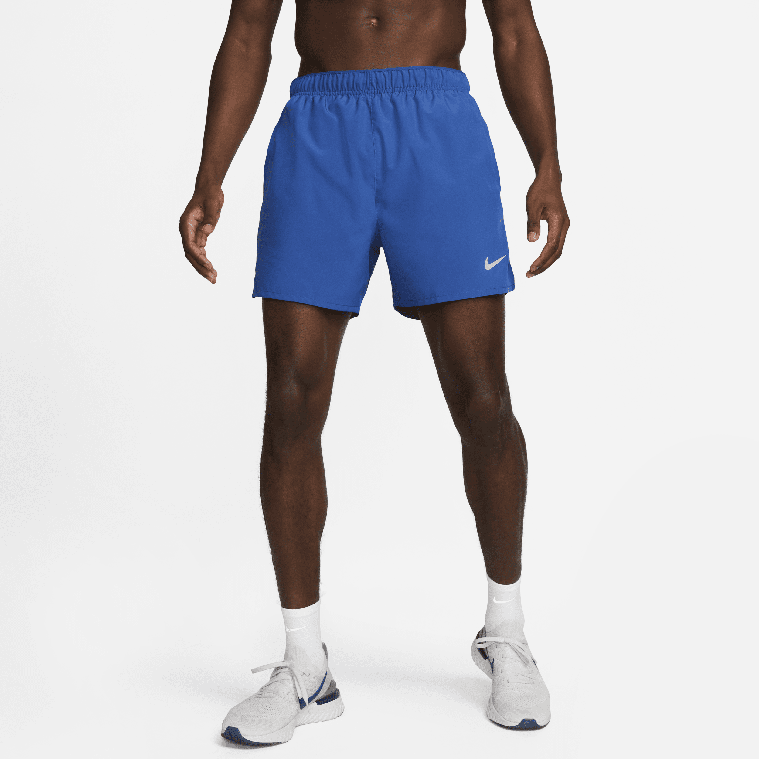 Nike Challenger-Dri-FIT-løbeshorts (13 cm) med indershorts til mænd - blå