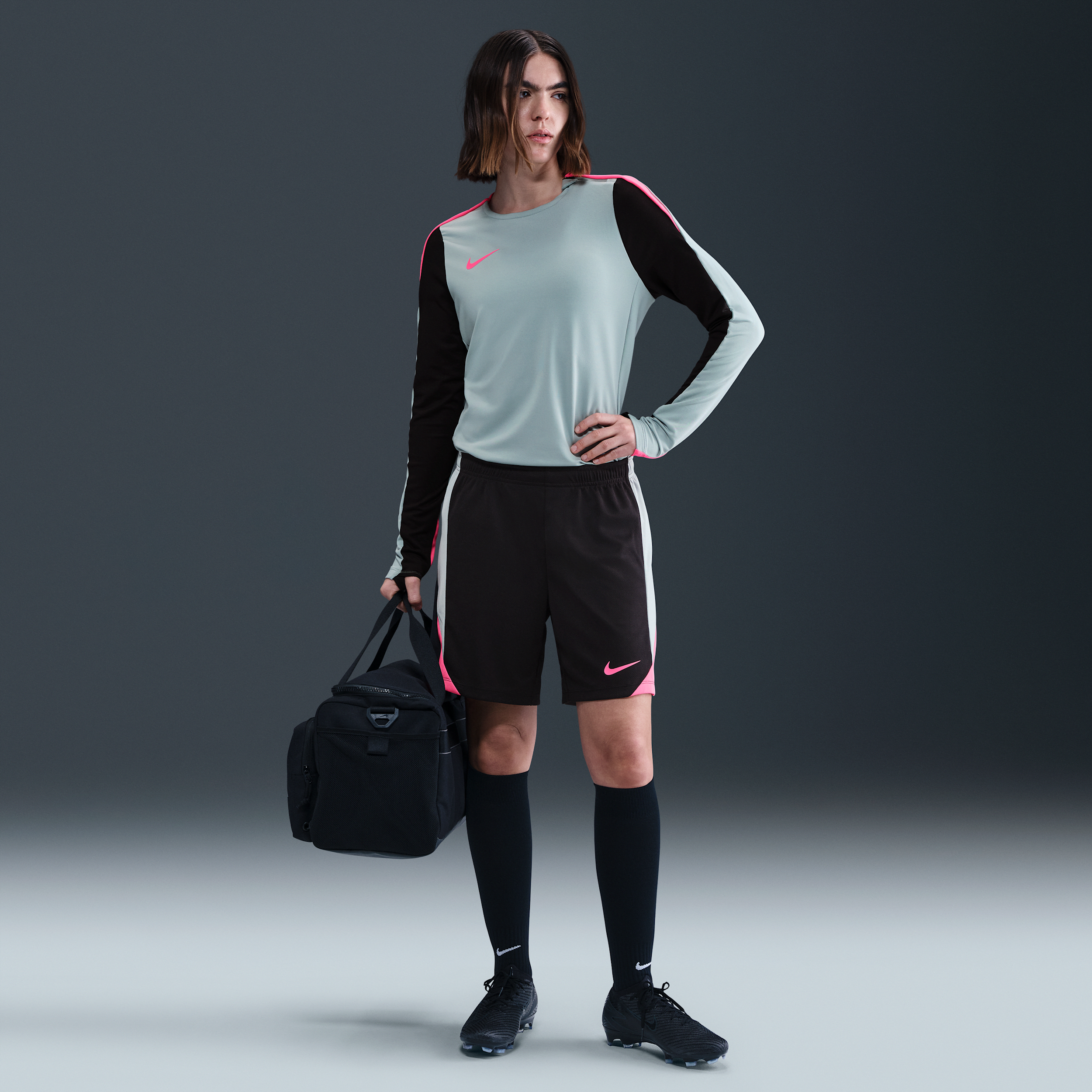 Shorts da calcio Dri-FIT Nike Strike – Donna - Nero