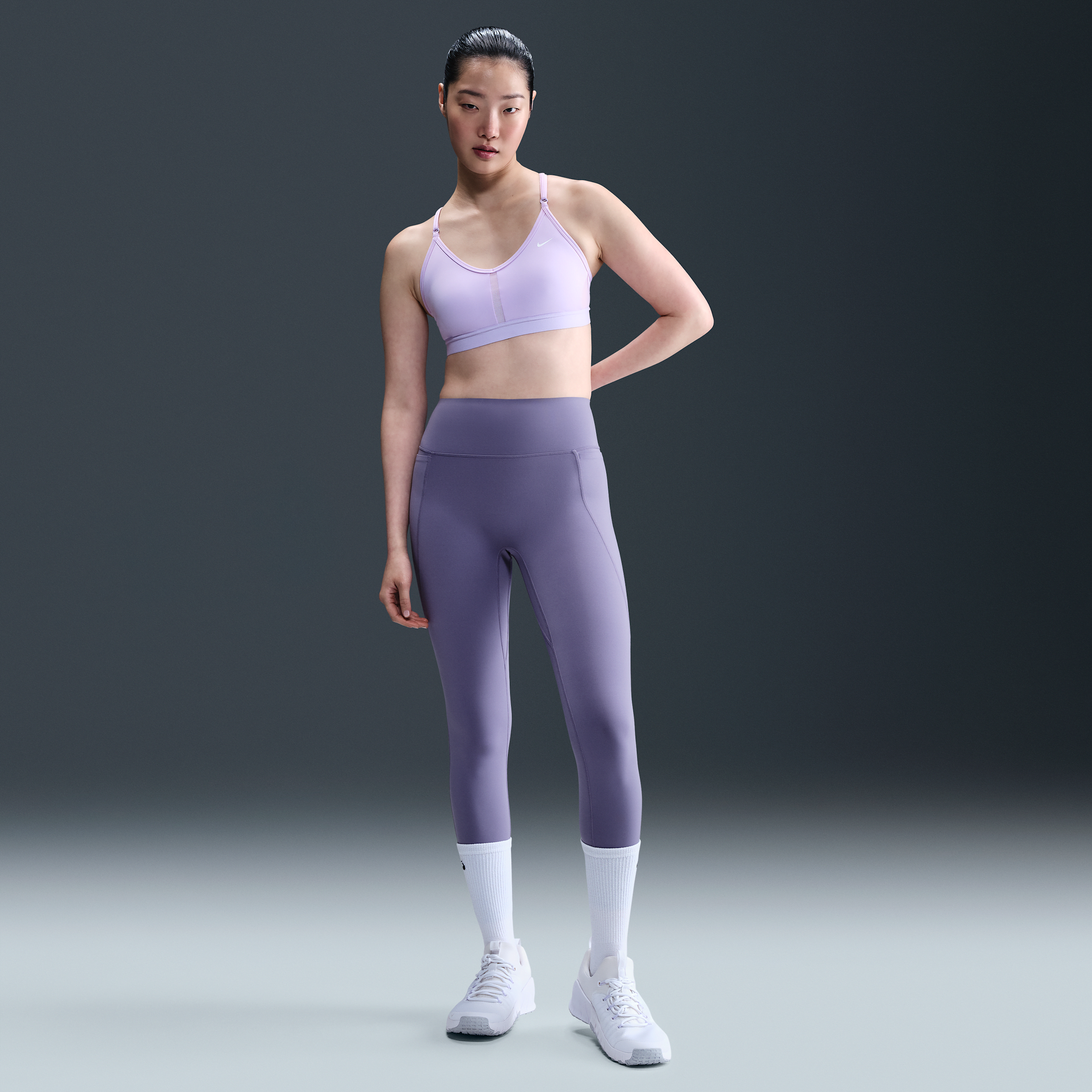 【ナイキ(NIKE)公式ストア】ナイキ ユニバーサ ウィメンズ ミディアムサポート ハイウエスト フルレングス レギンス ポケット付き HQ6811-527 パープル 【ナイキ(NIKE)公式ストア】ナイキ ユニバーサ ウィメンズ ミディアムサポート ハイウエスト フルレングス レギンス ポケット付き HQ6811-527 パープル
