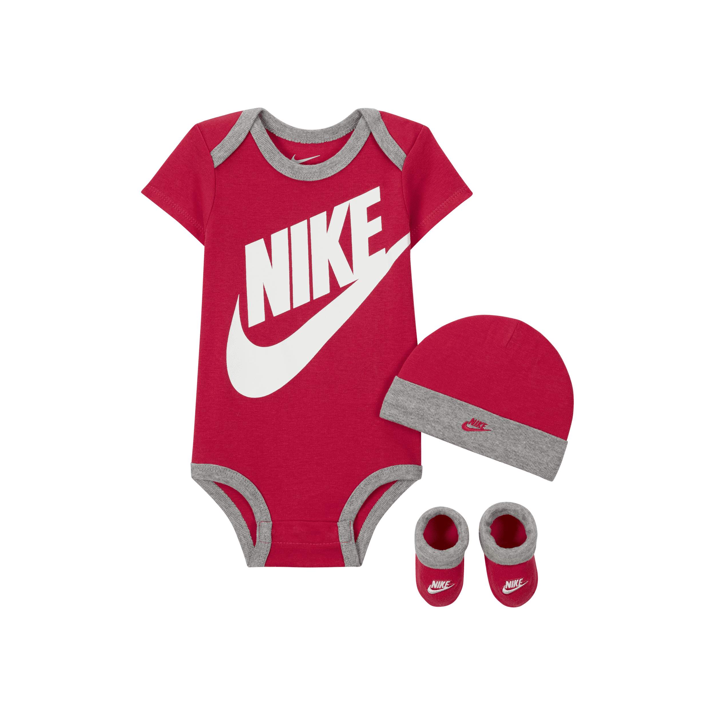 Nike-sæt i tre dele til babyer (0-6 M) - Pink