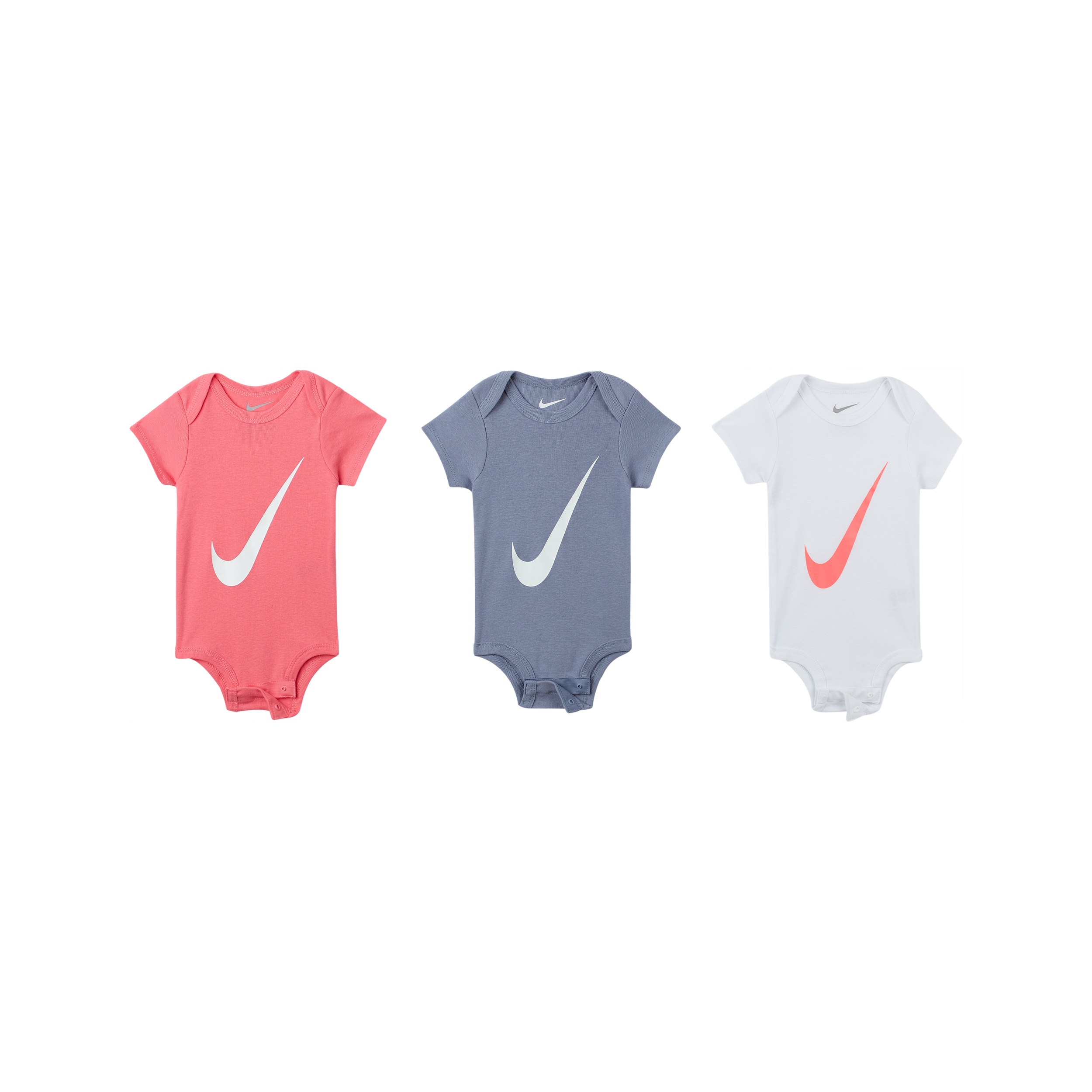 Nike Conjunto de bodies (3 unidades) - Bebé (0-6 M) - Rosa