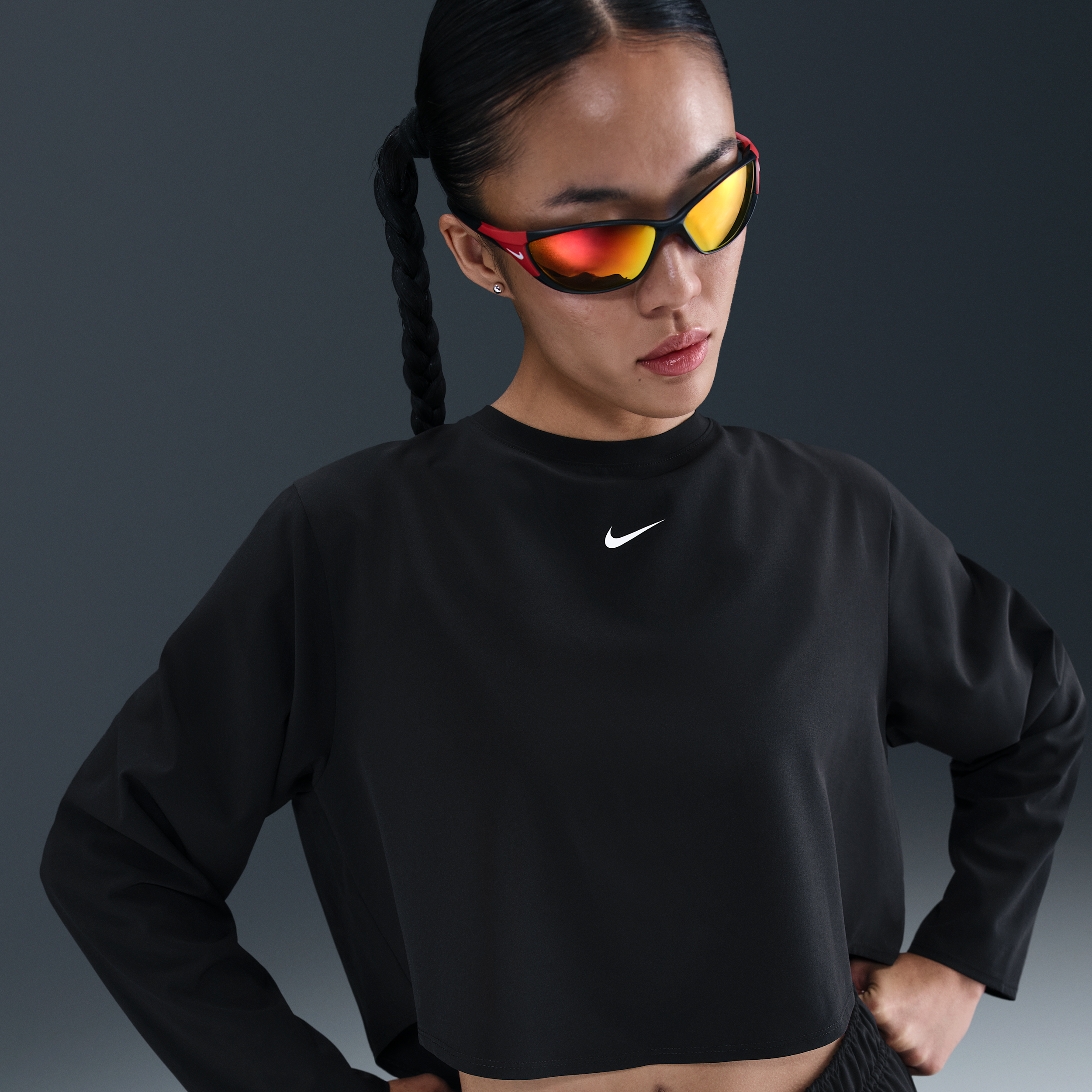 【ナイキ(NIKE)公式ストア】ナイキ ワン ウィメンズ リペル ウーブン トップス IM7045-010 ブラック 【ナイキ(NIKE)公式ストア】ナイキ ワン ウィメンズ リペル ウーブン トップス IM7045-010 ブラック