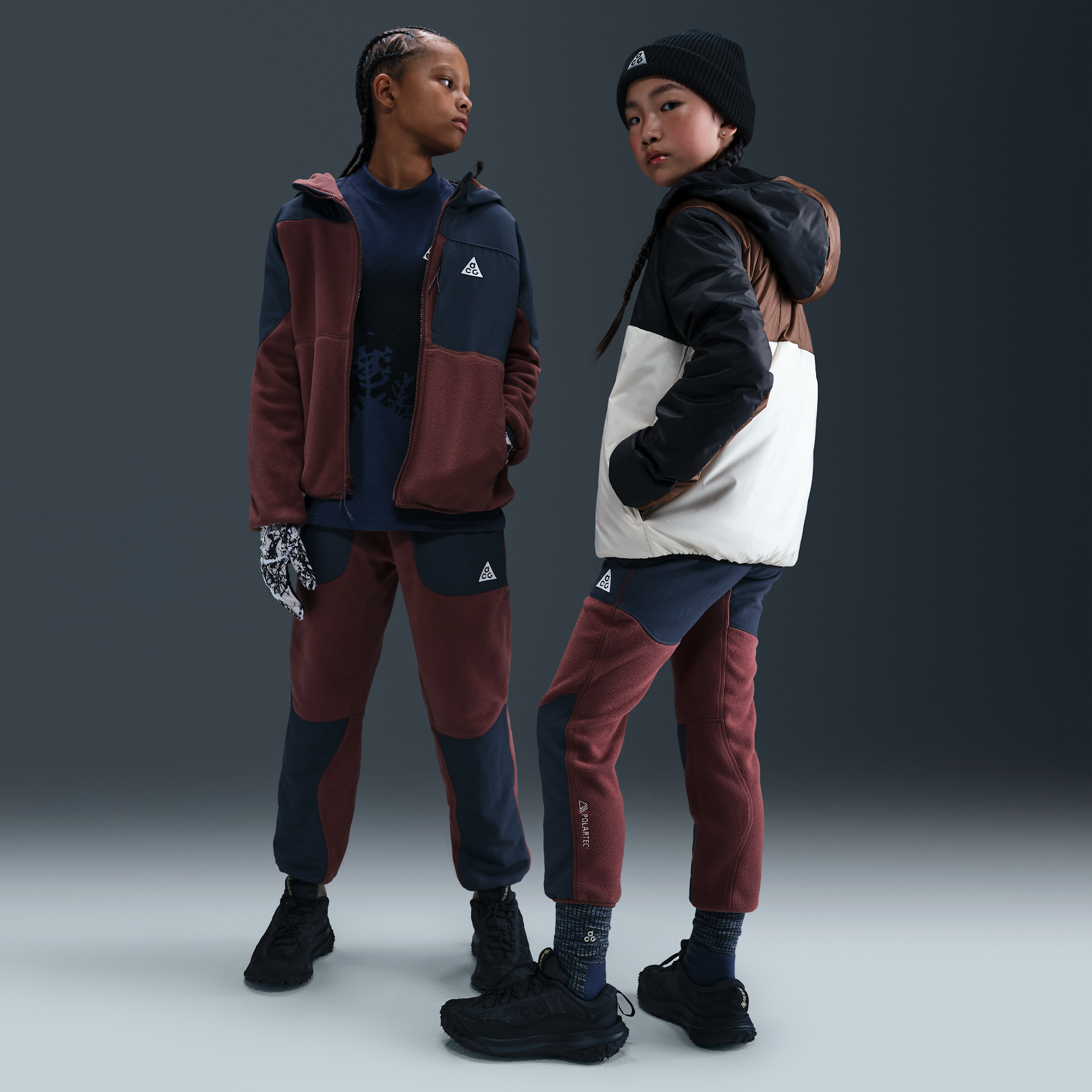 【ナイキ(NIKE)公式ストア】ナイキ ACG "Wolf Tree" ジュニア Polartec® パンツ HQ9614-218 ブラウン 【ナイキ(NIKE)公式ストア】ナイキ ACG "Wolf Tree" ジュニア Polartec® パンツ HQ9614-218 ブラウン