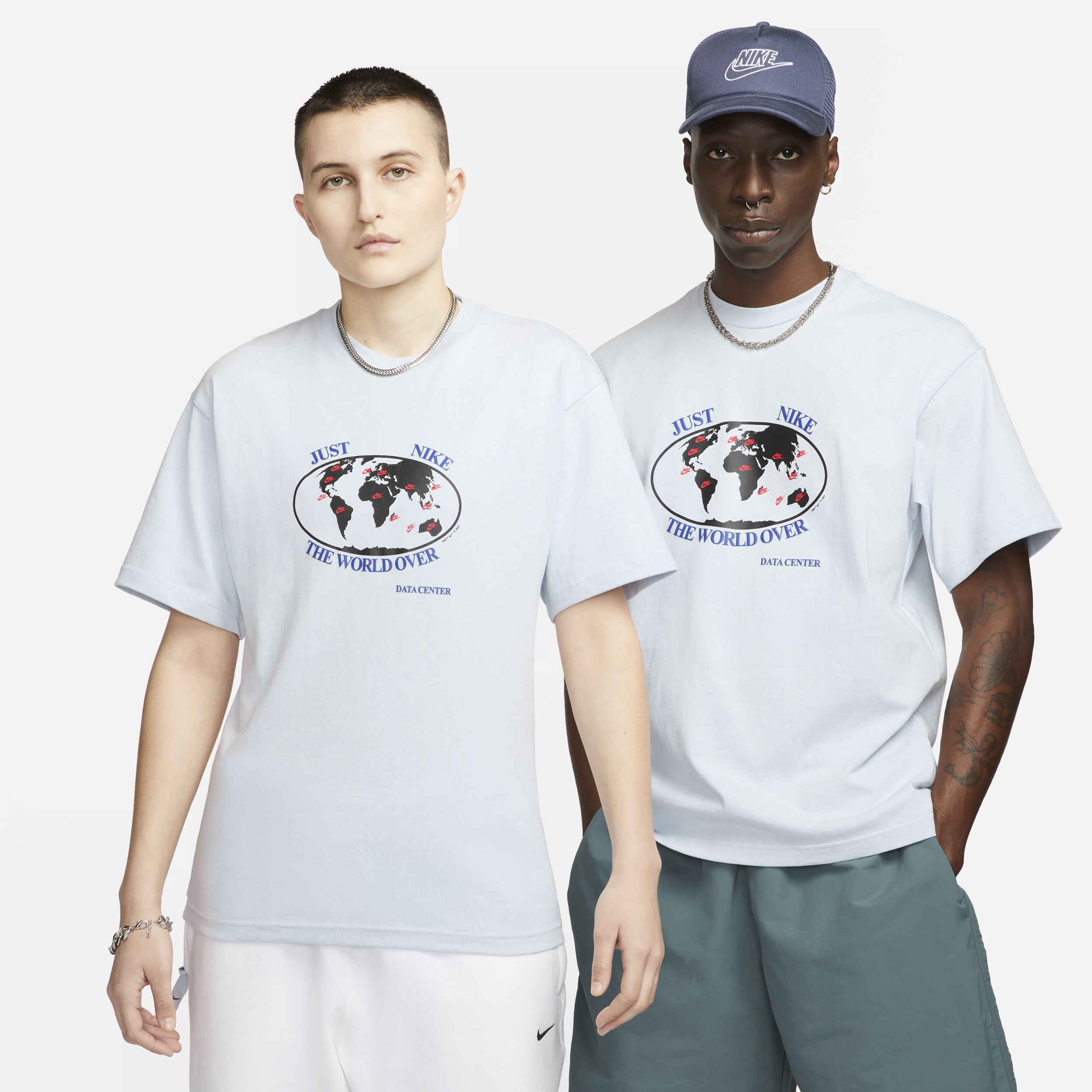 Nike Camiseta de manga corta - Gris