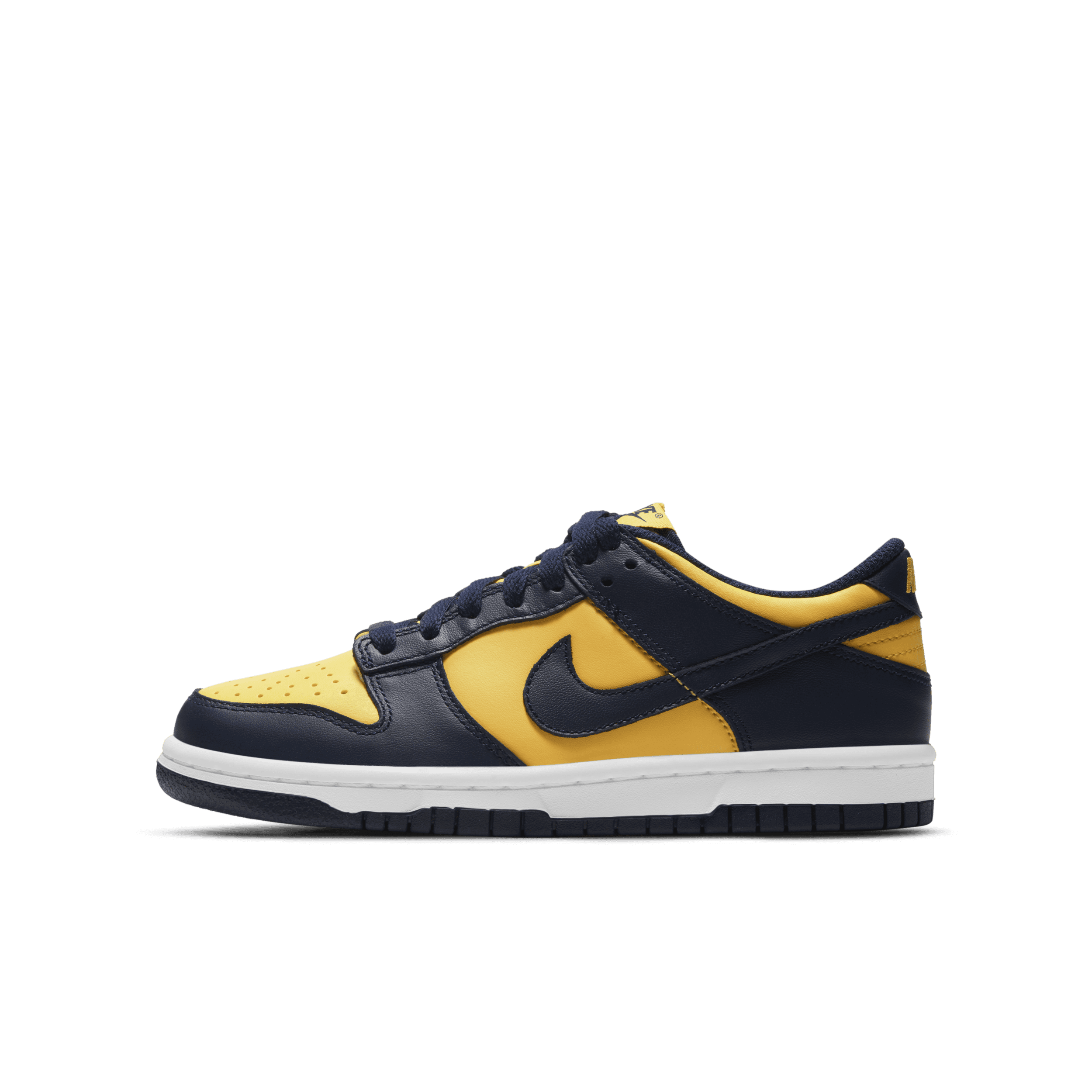 Nike Dunk Low-sko til større børn - gul