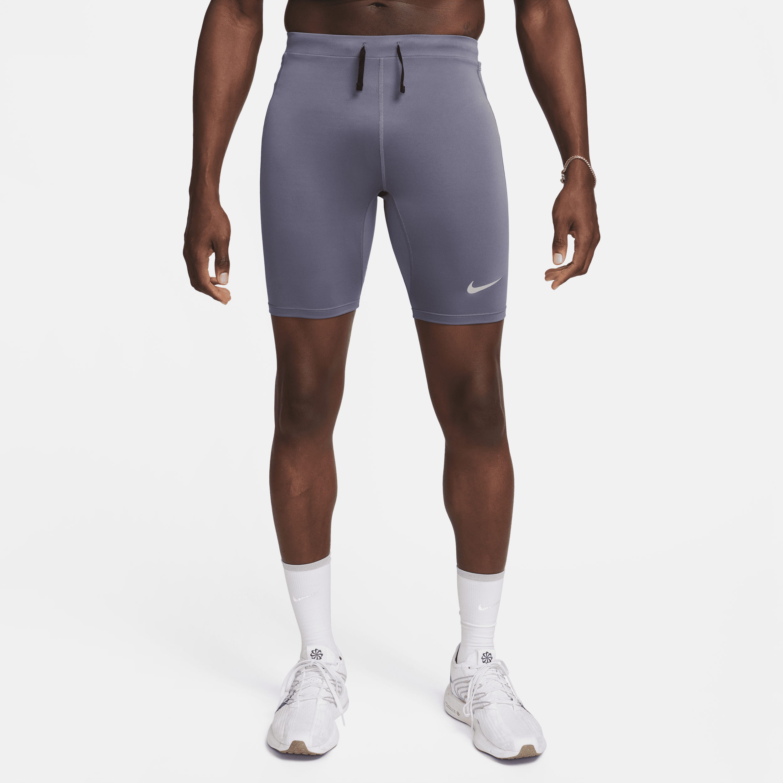 Nike Fast Mallas de running con malla interior Dri-FIT de media longitud - Hombre - Gris