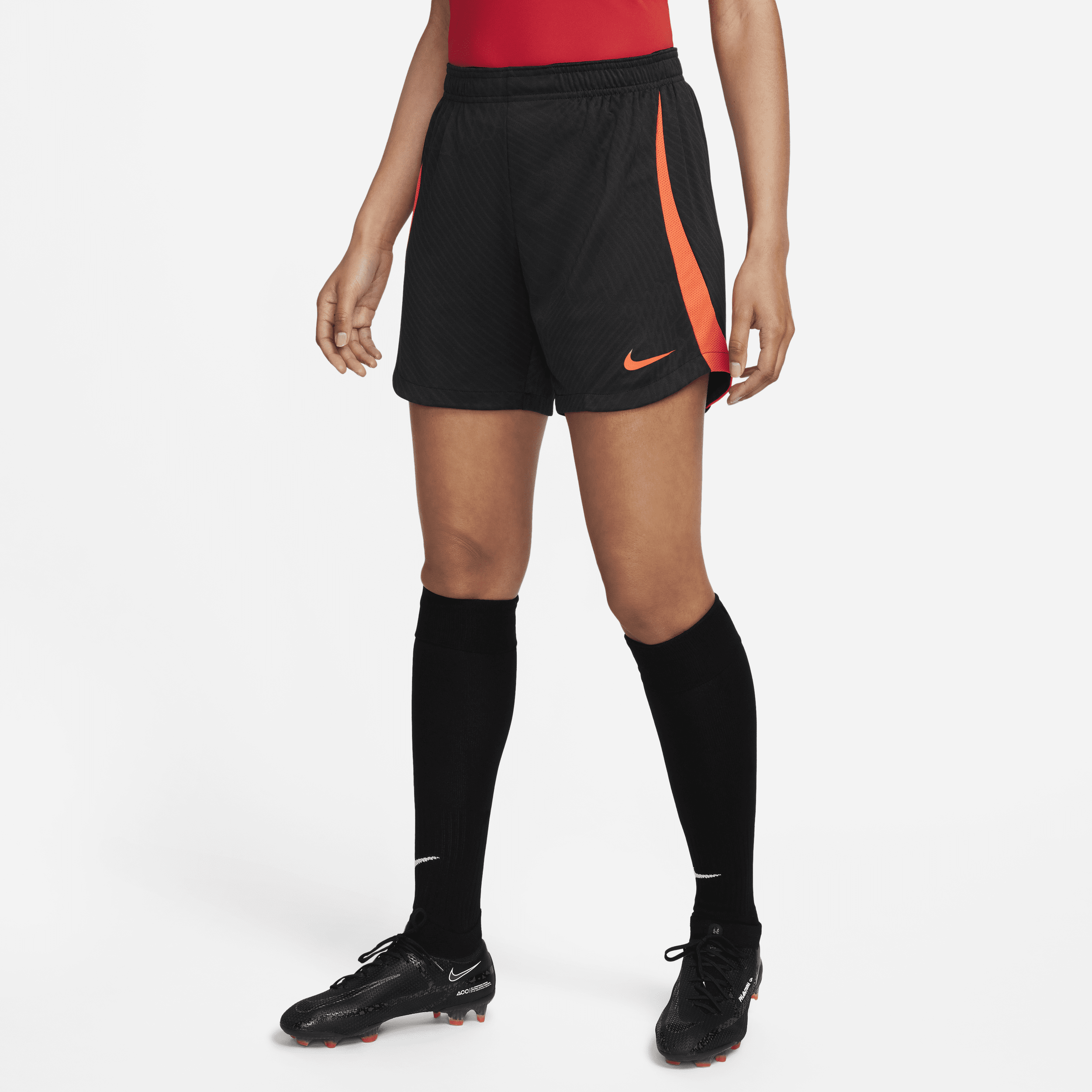 Nike Dri-FIT Strike-fodboldshorts til kvinder - sort