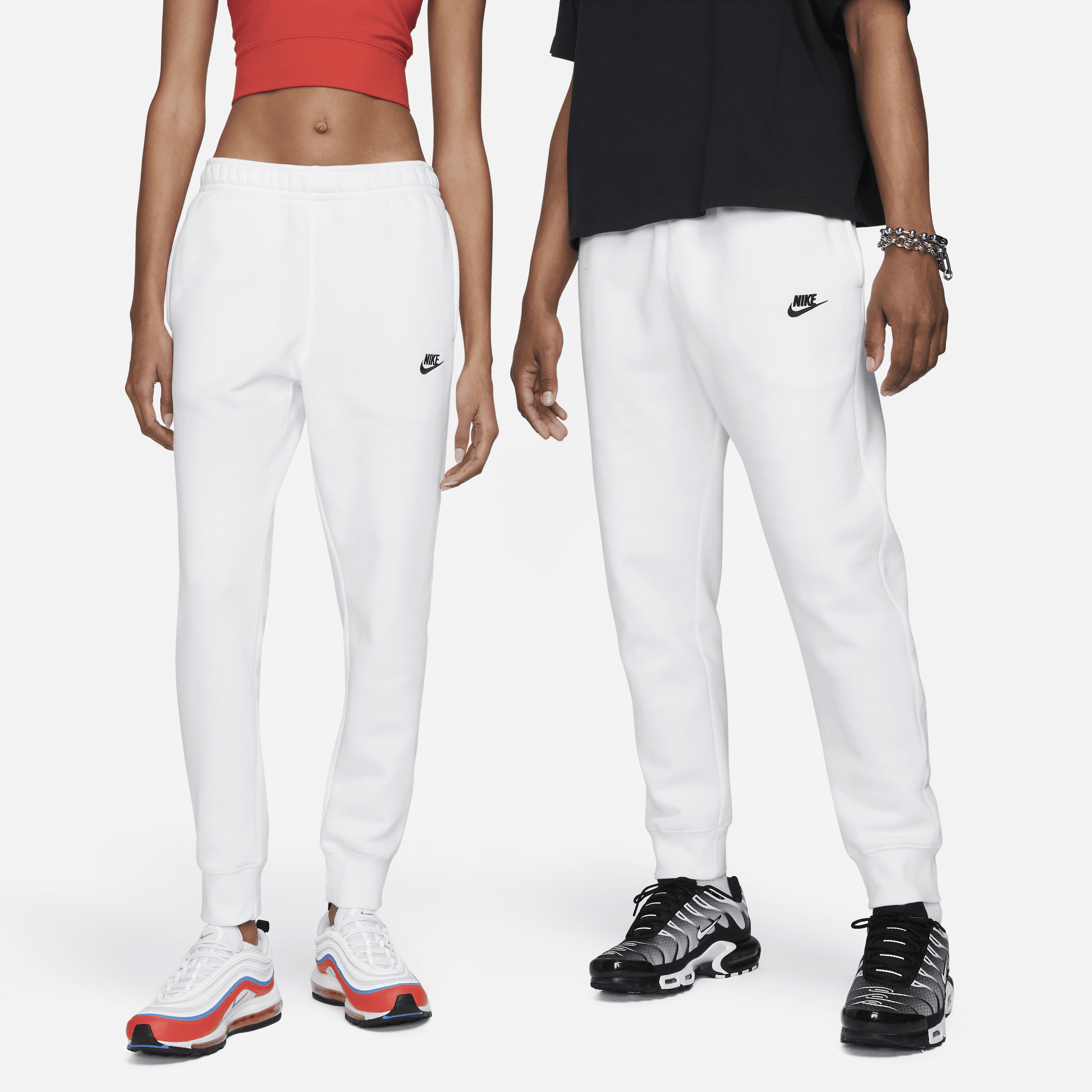 Nike Sportswear Club Fleece Joggers - Blanco
