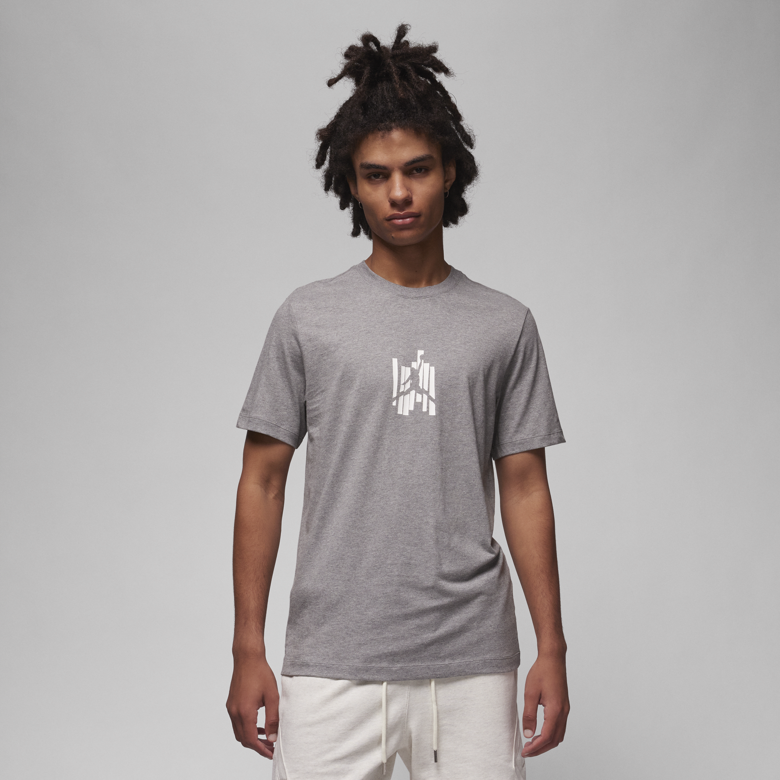 Jordan Brand Camiseta con estampado - Hombre - Gris