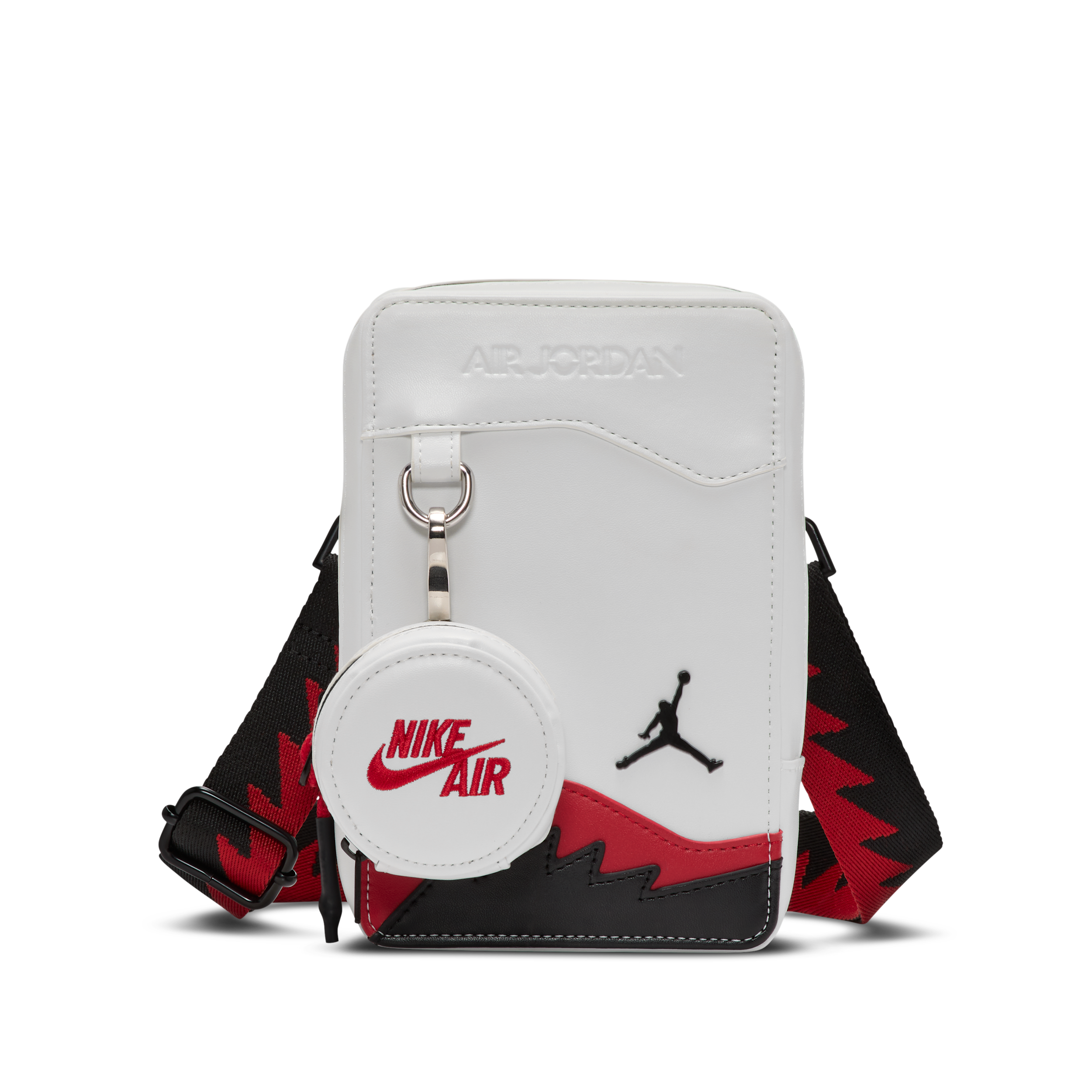 【ナイキ(NIKE)公式ストア】ジョーダン エア ジョーダン 5 クロスボディバッグ (1L) IO6227-611 レッド 【ナイキ(NIKE)公式ストア】ジョーダン エア ジョーダン 5 クロスボディバッグ (1L) IO6227-611 レッド