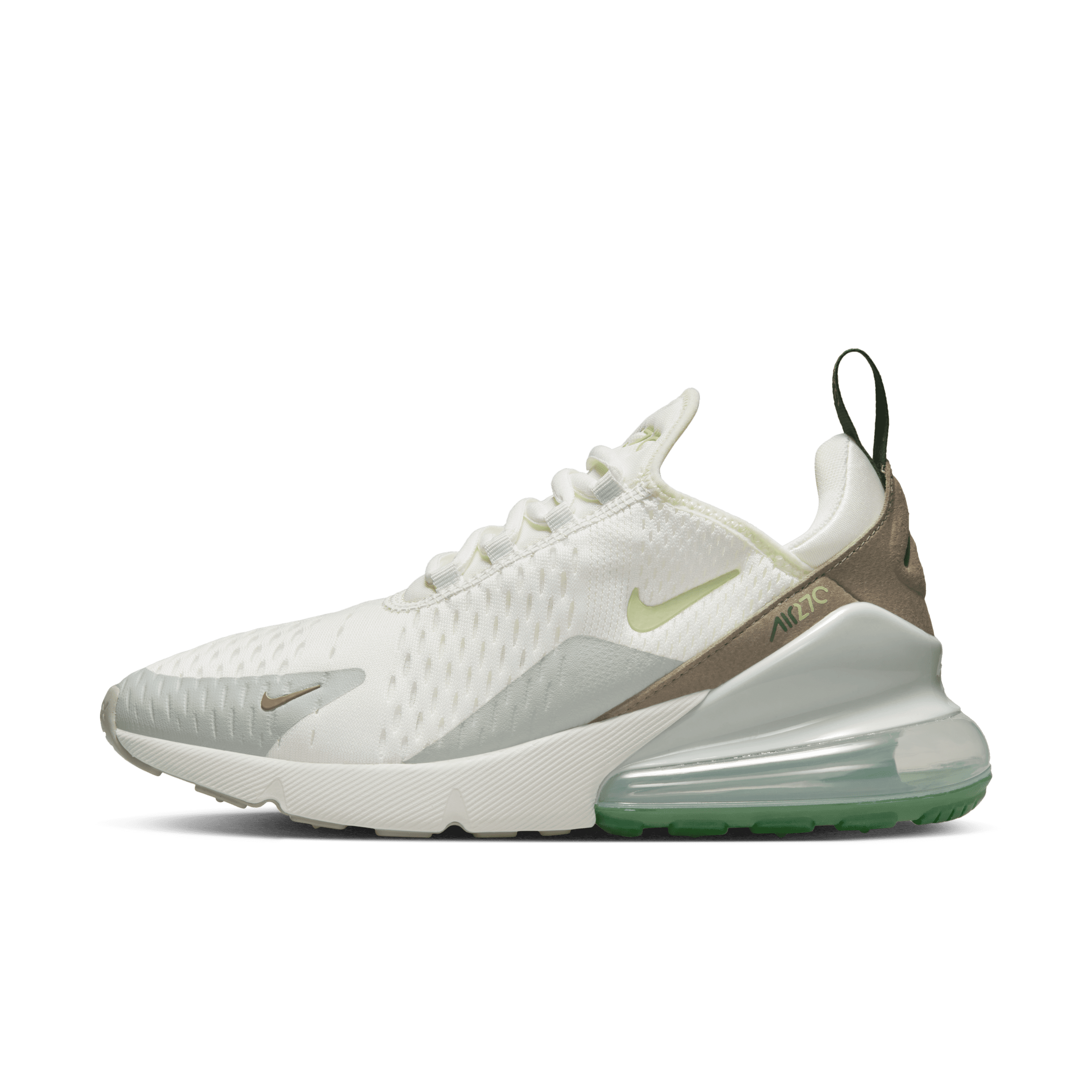 Green nike air clearance max 270 womens