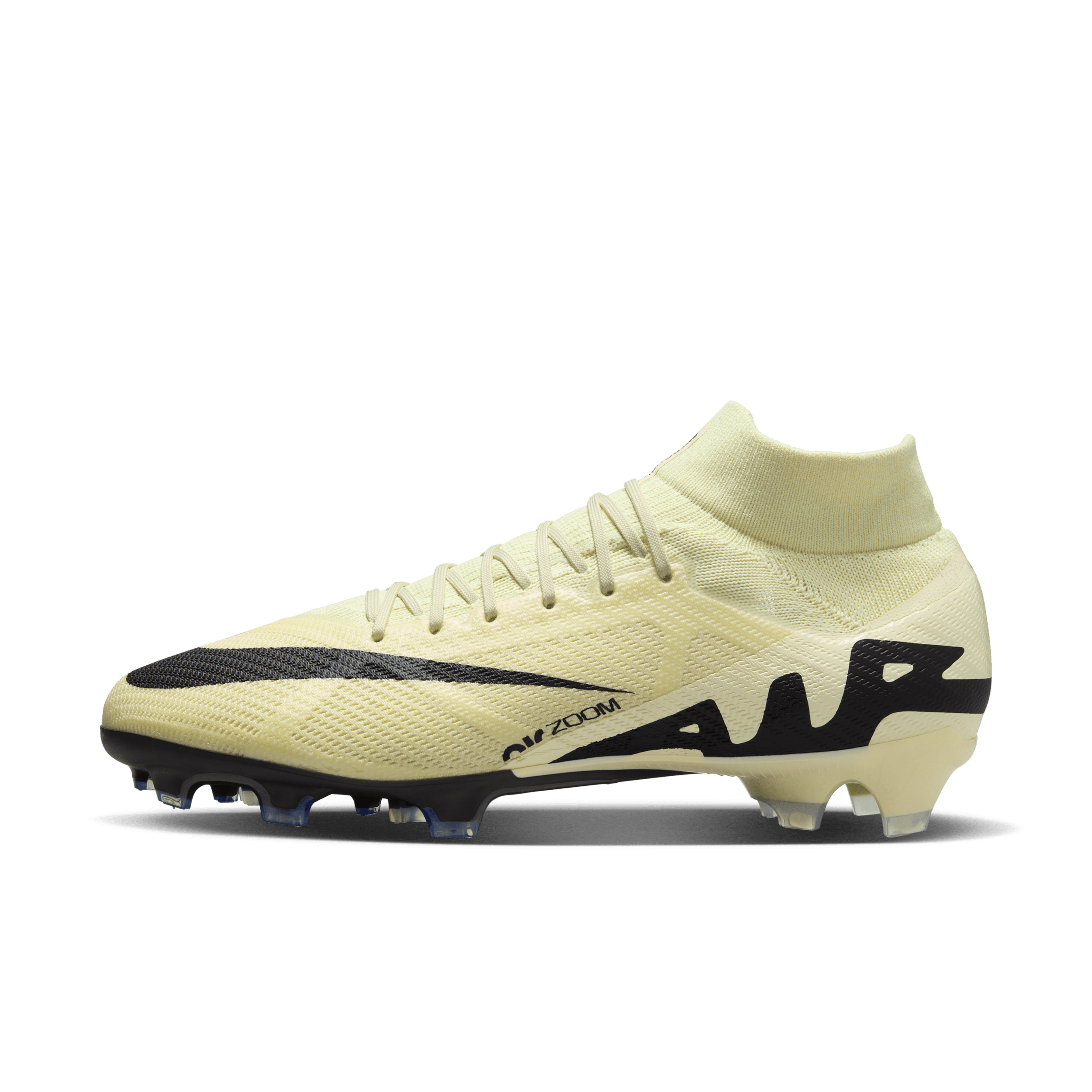 Nike Mercurial Superfly 9 Pro high top voetbalschoenen (stevige ondergrond) - Geel