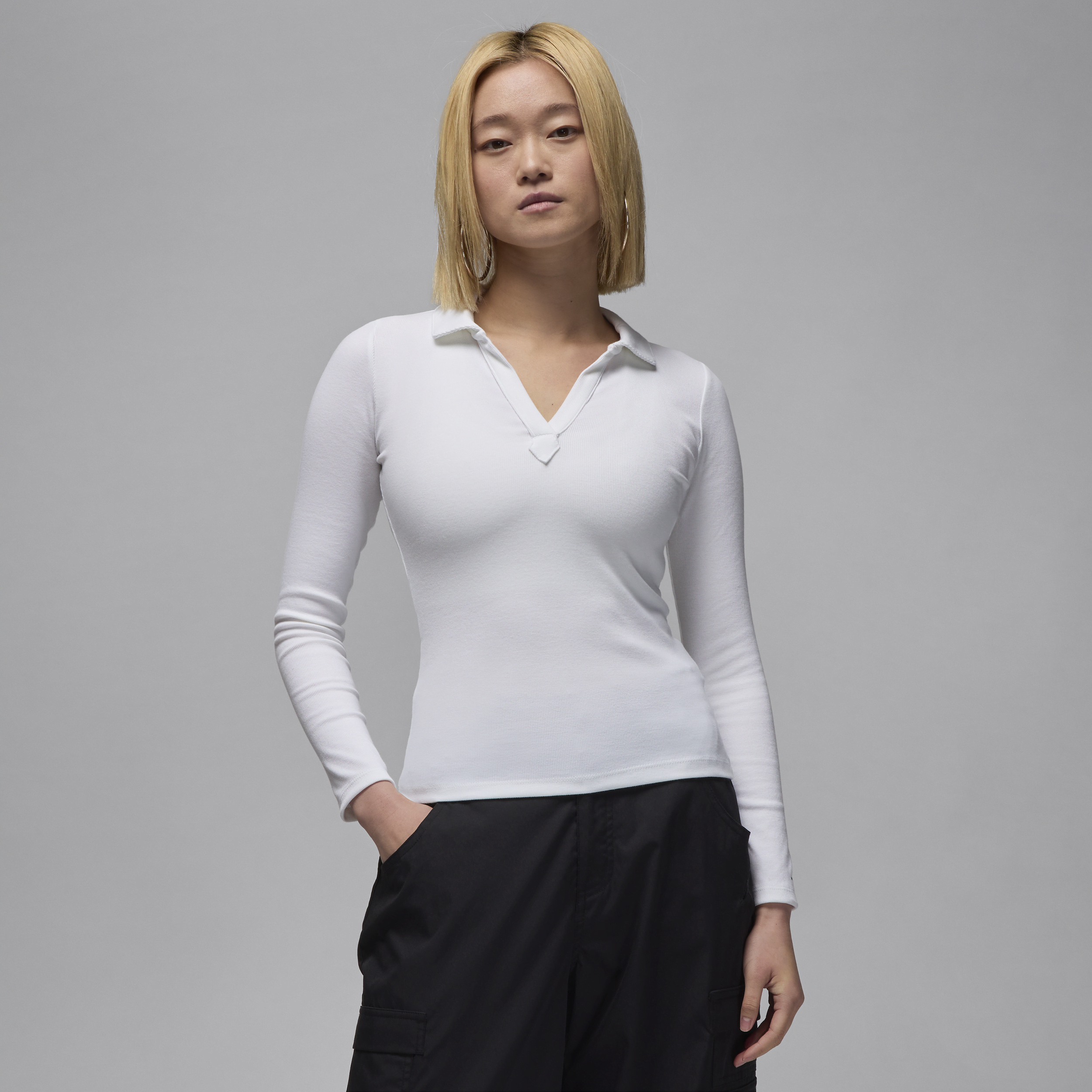 【ナイキ(NIKE)公式ストア】ジョーダン ウィメンズ ロングスリーブ ニット トップ FV7192-100 ホワイト 【ナイキ(NIKE)公式ストア】ジョーダン ウィメンズ ロングスリーブ ニット トップ FV7192-100 ホワイト