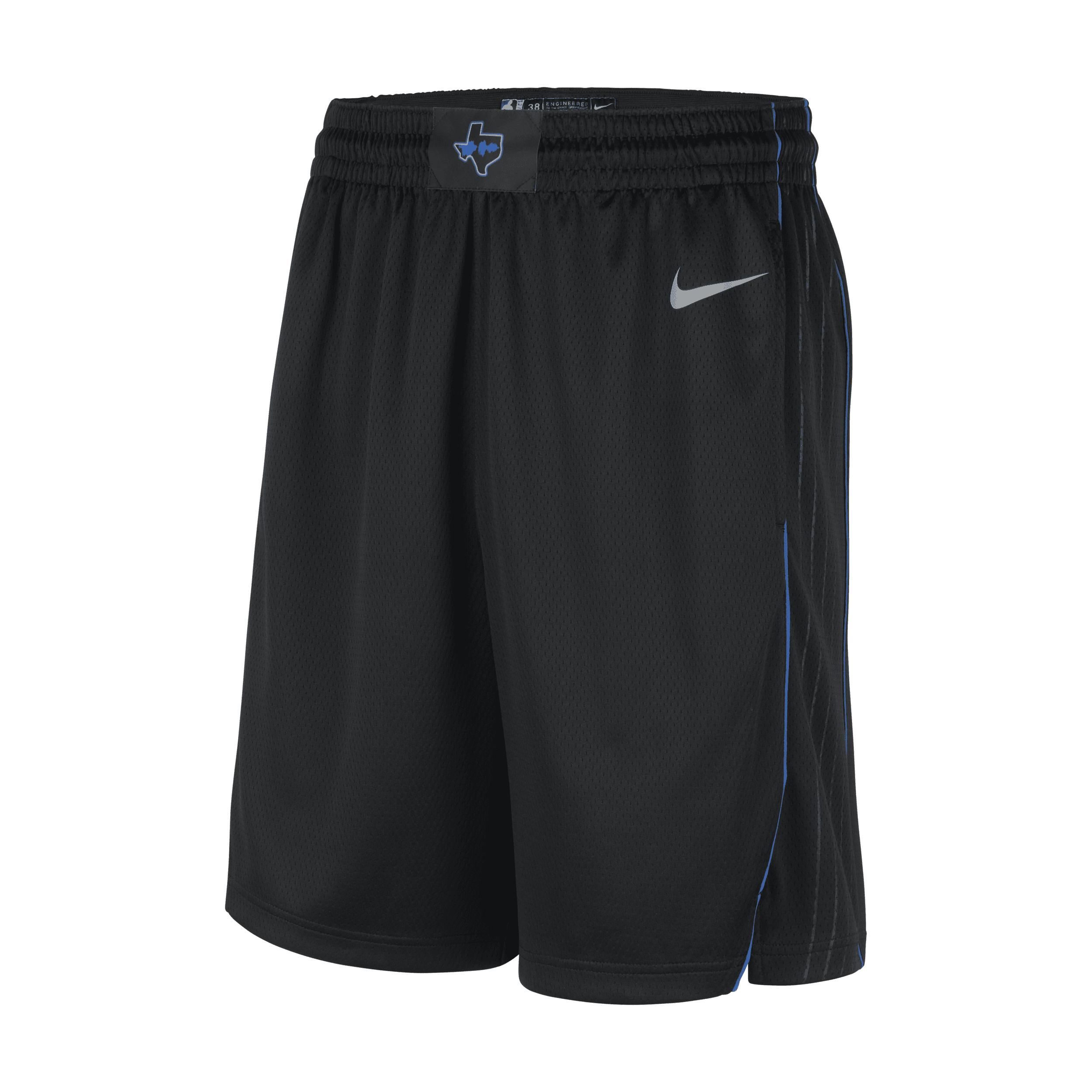 Dallas Mavericks 2023/24 City Edition Nike Dri-FIT NBA Swingman-shorts til mænd - sort