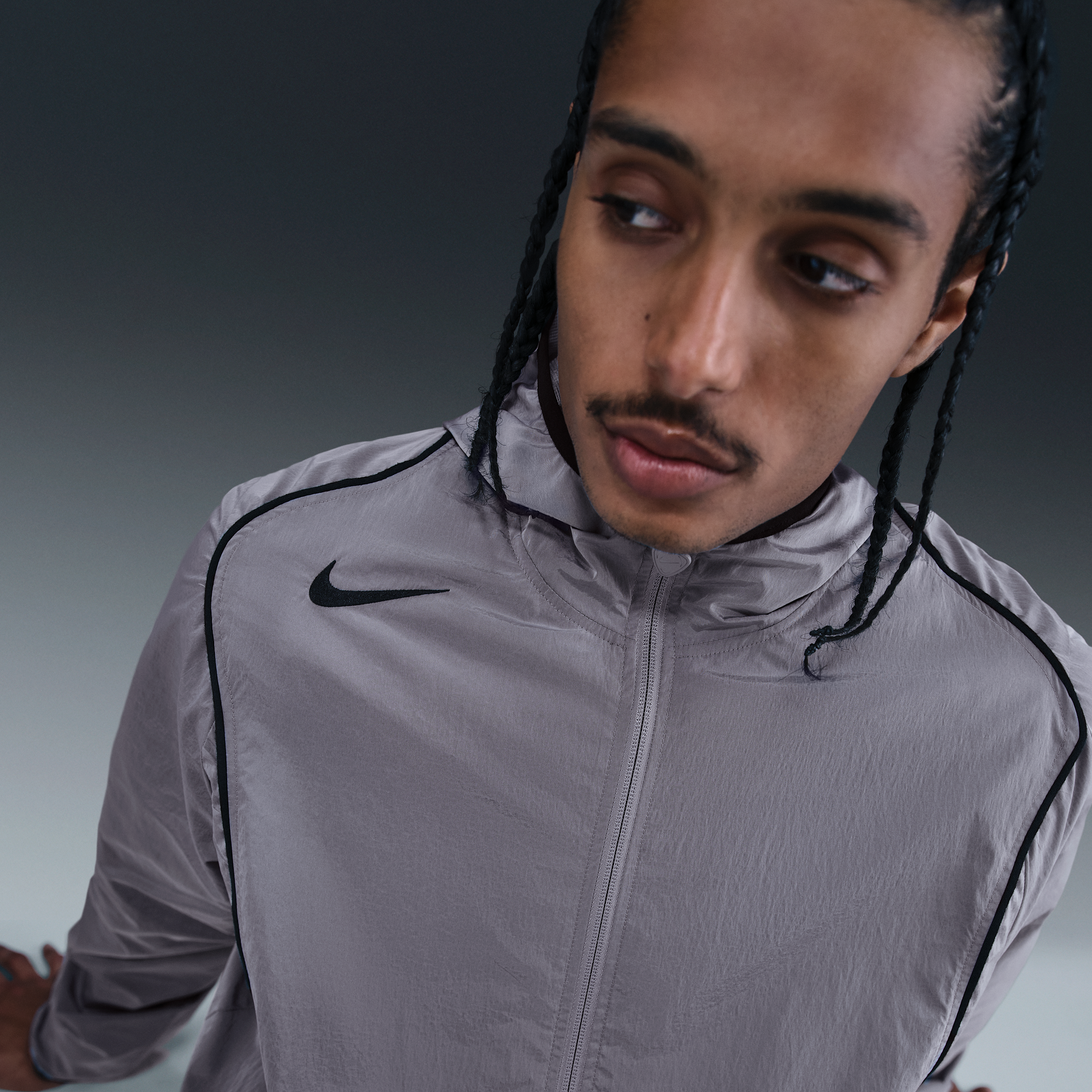 Nike Total 90 Men's Repel Football Full-Zip Jacket - Grey | HV6406