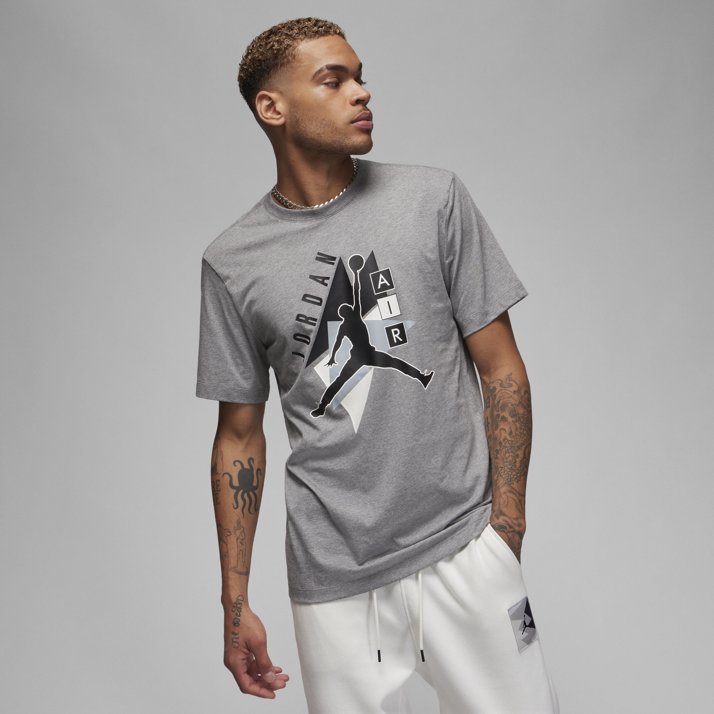 Jordan Brand Camiseta - Hombre - Gris