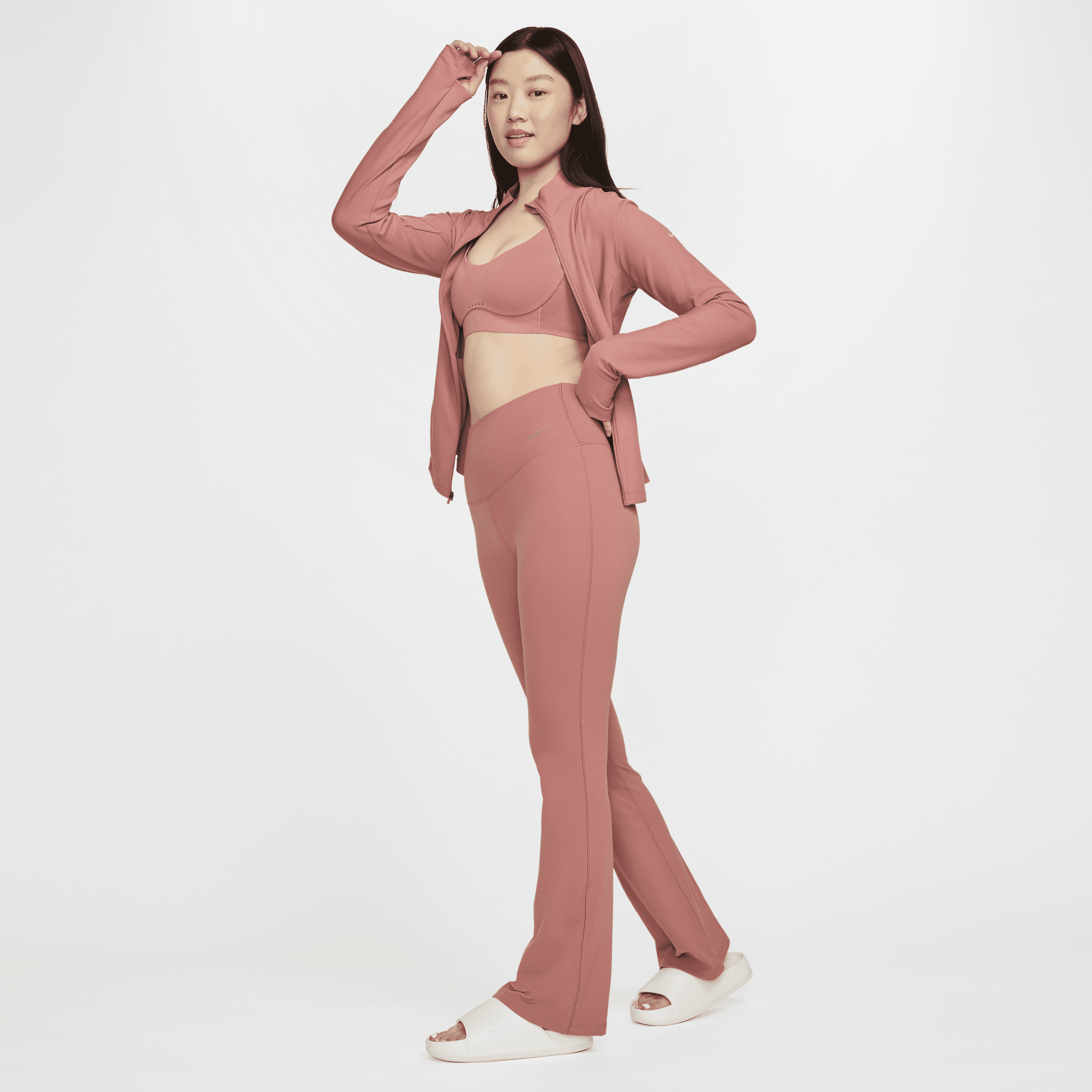 【ナイキ(NIKE)公式ストア】ナイキ ゼンビー ウィメンズ ハイウエスト フレアード レギンス FV7922-634 ピンク 【ナイキ(NIKE)公式ストア】ナイキ ゼンビー ウィメンズ ハイウエスト フレアード レギンス FV7922-634 ピンク