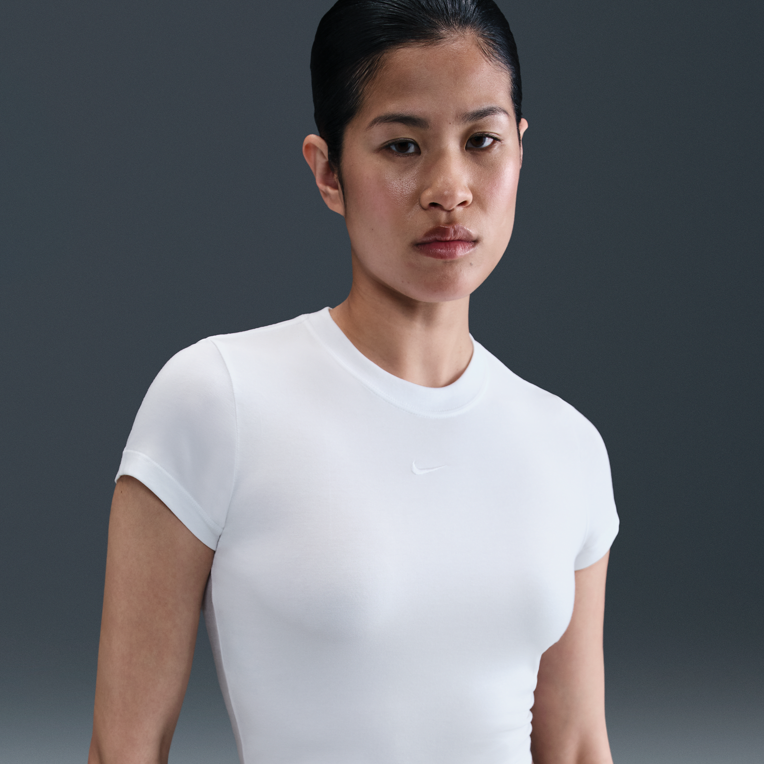 【ナイキ(NIKE)公式ストア】ナイキ スポーツウェア チル ニット ウィメンズ クロップド Tシャツ HF9539-100 ホワイト 【ナイキ(NIKE)公式ストア】ナイキ スポーツウェア チル ニット ウィメンズ クロップド Tシャツ HF9539-100 ホワイト