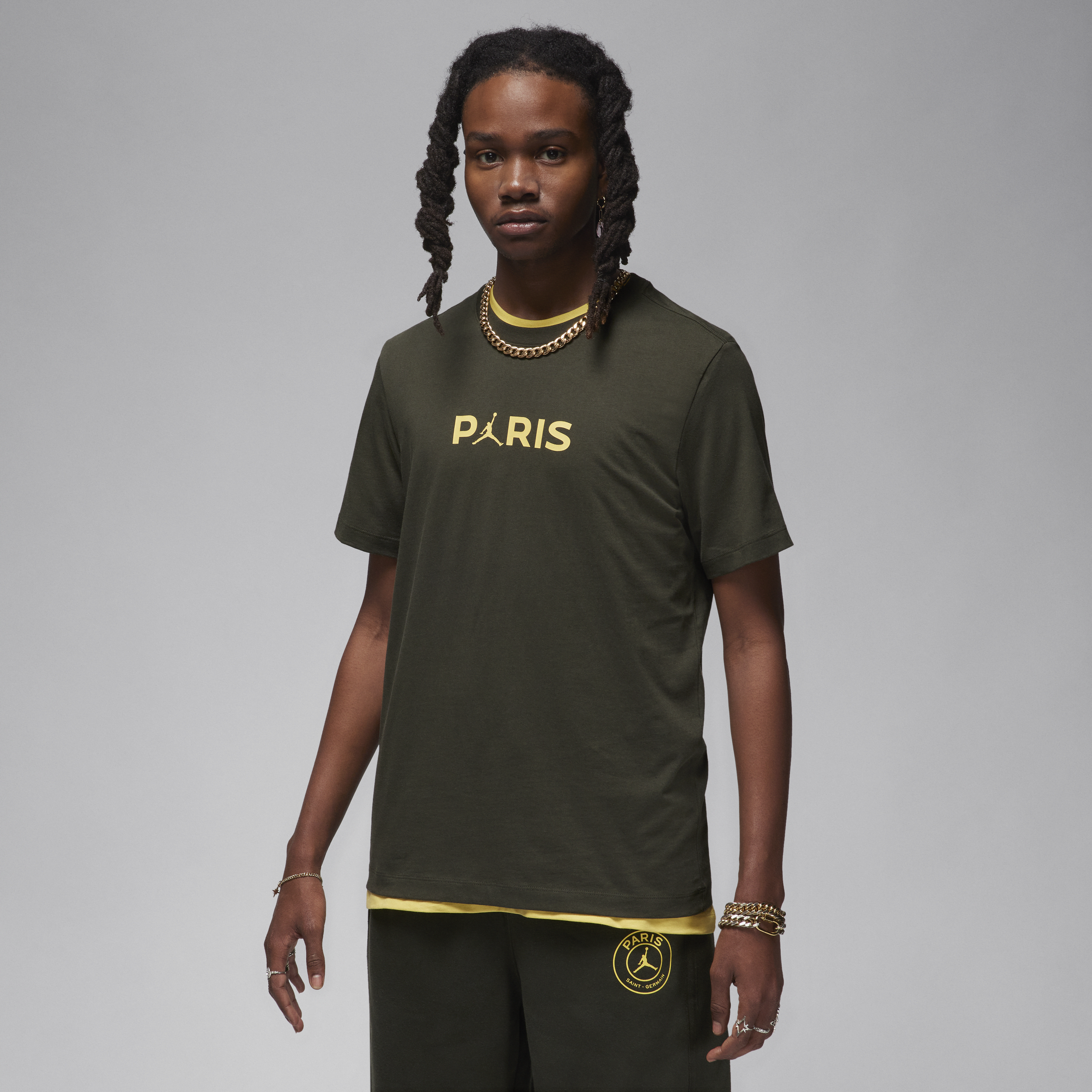 Nike Paris Saint-Germain-T-shirt til mænd - grøn
