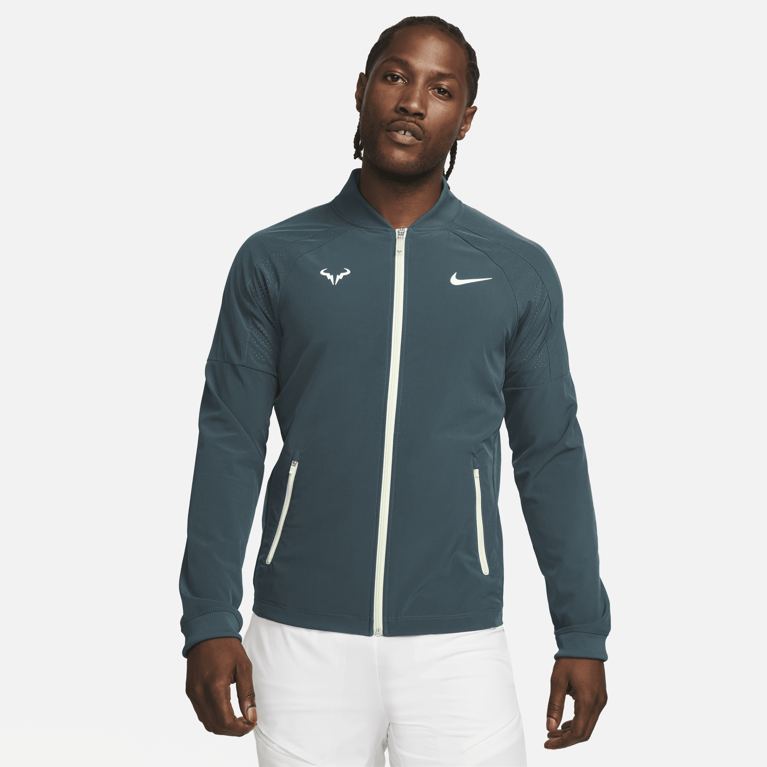 Nike Dri-FIT Rafa Tennisjack voor heren - Groen