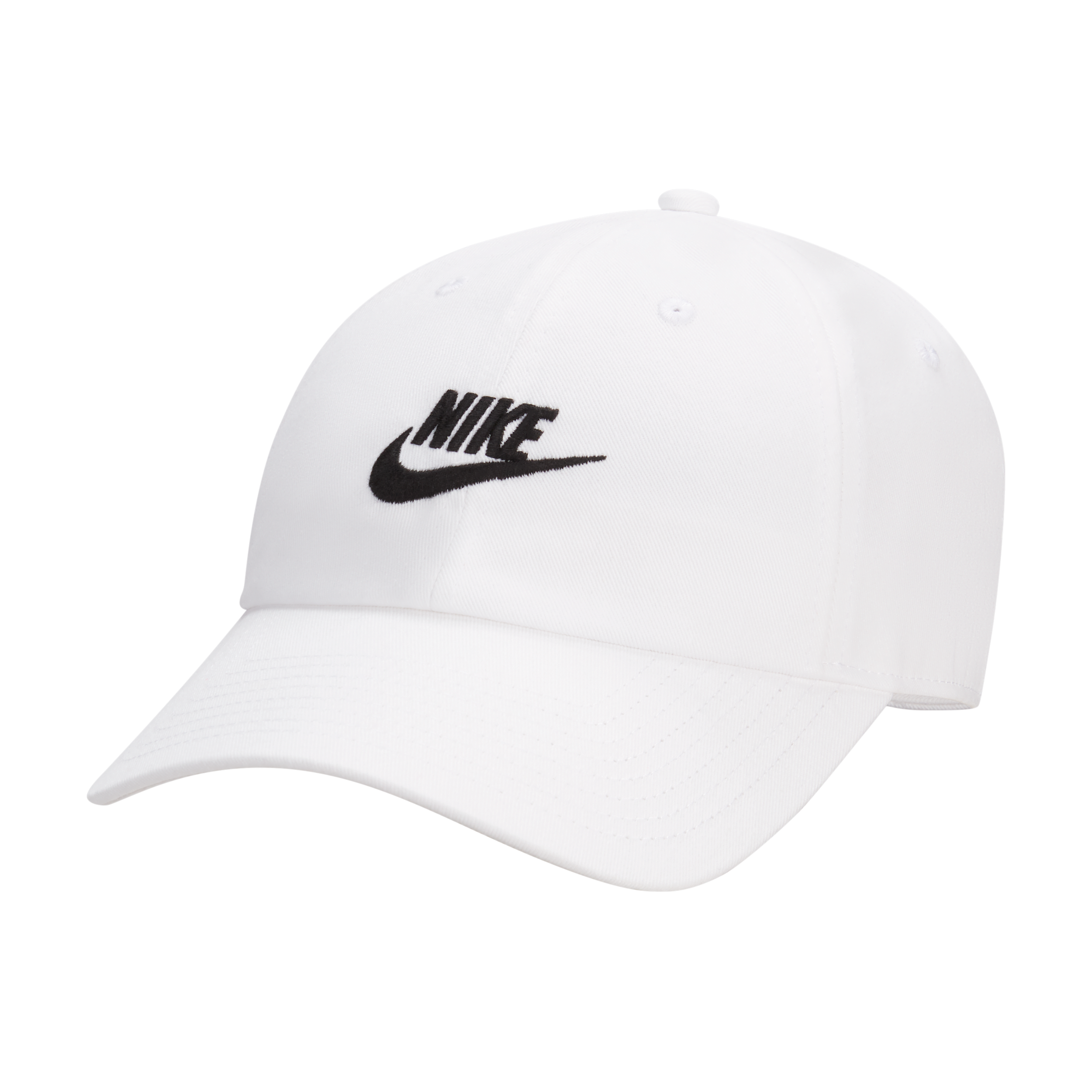 Nike Club Gorra Futura Wash sin estructura - Blanco