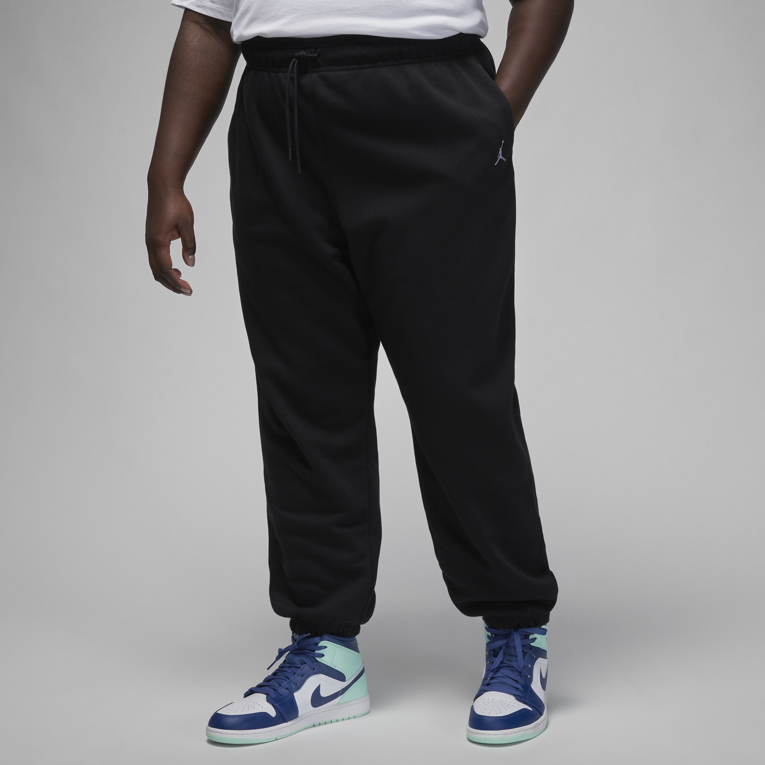 Jordan Brooklyn Fleece-bukser til kvinder (plus size) - sort